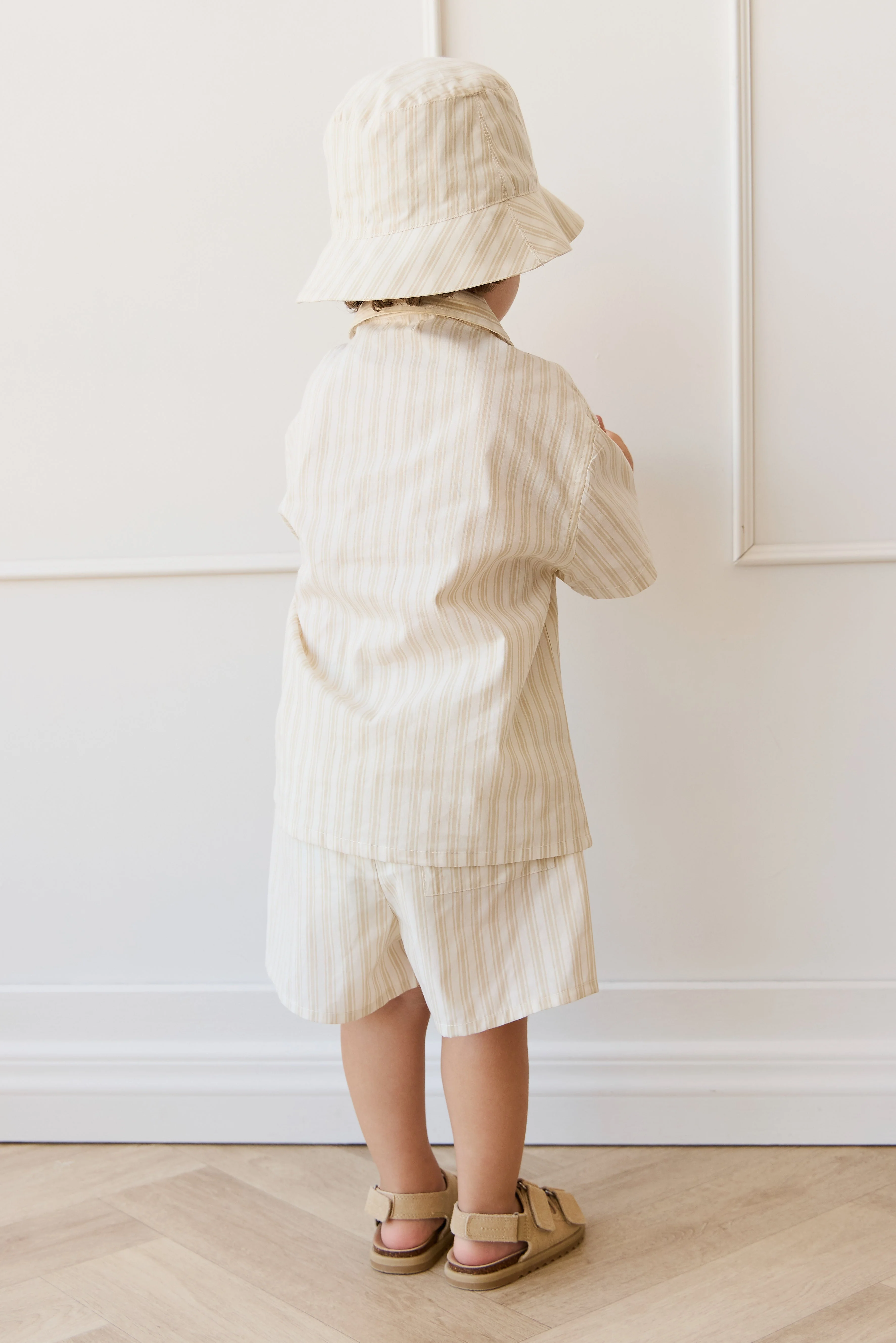Organic Cotton Silas Short - Variegated Stripe Foam - Image 4