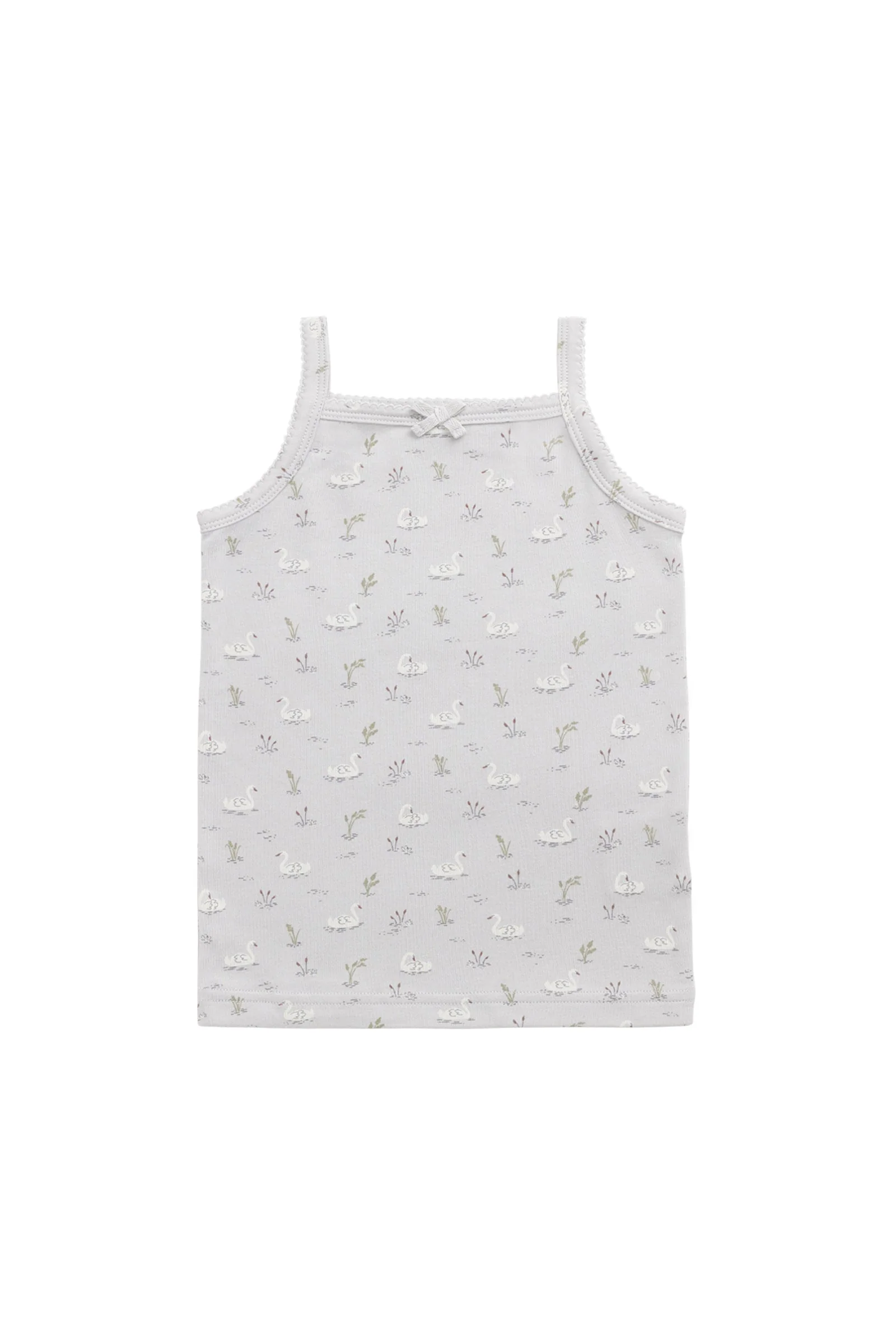 Organic Cotton Singlet - Swanning Dawn Blue - Image 2