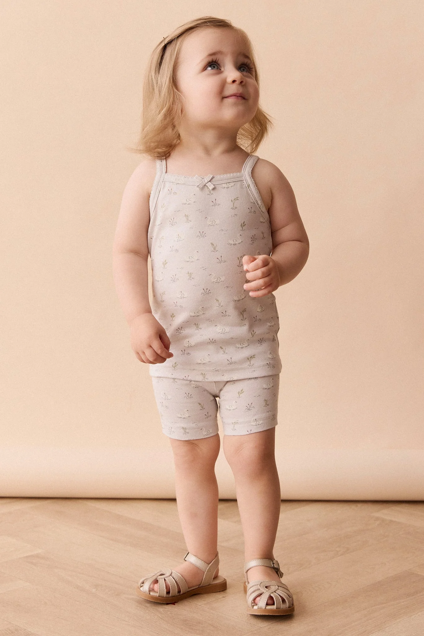 Organic Cotton Singlet - Swanning Dawn Blue - Image 3