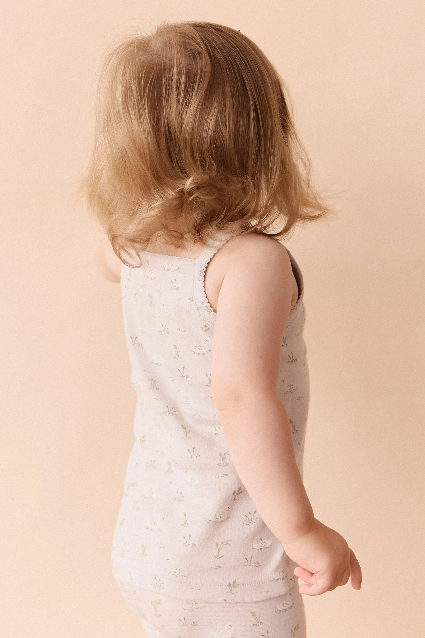 Organic Cotton Singlet - Swanning Dawn Blue - Image 6