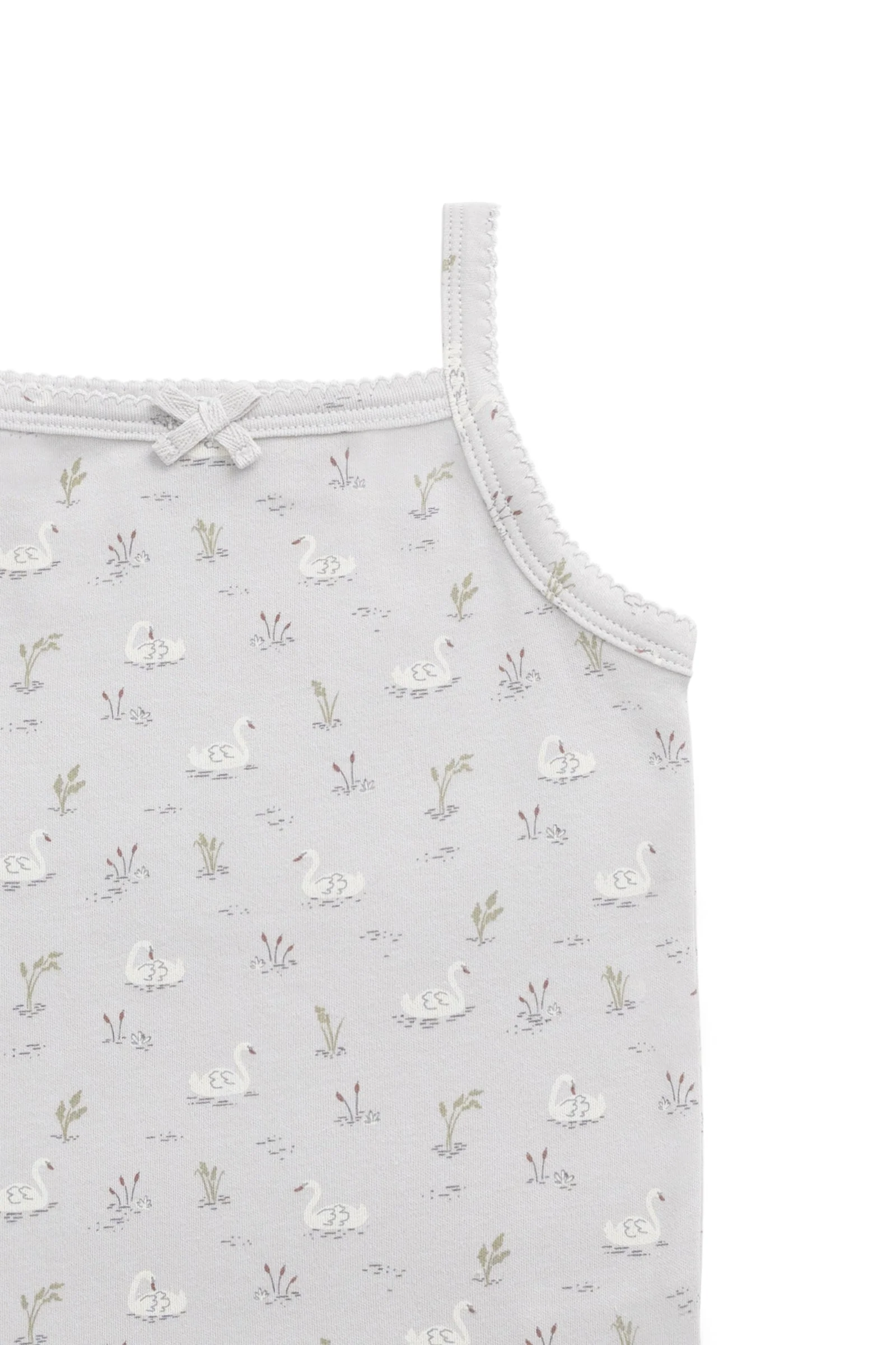 Organic Cotton Singlet - Swanning Dawn Blue - Image 7