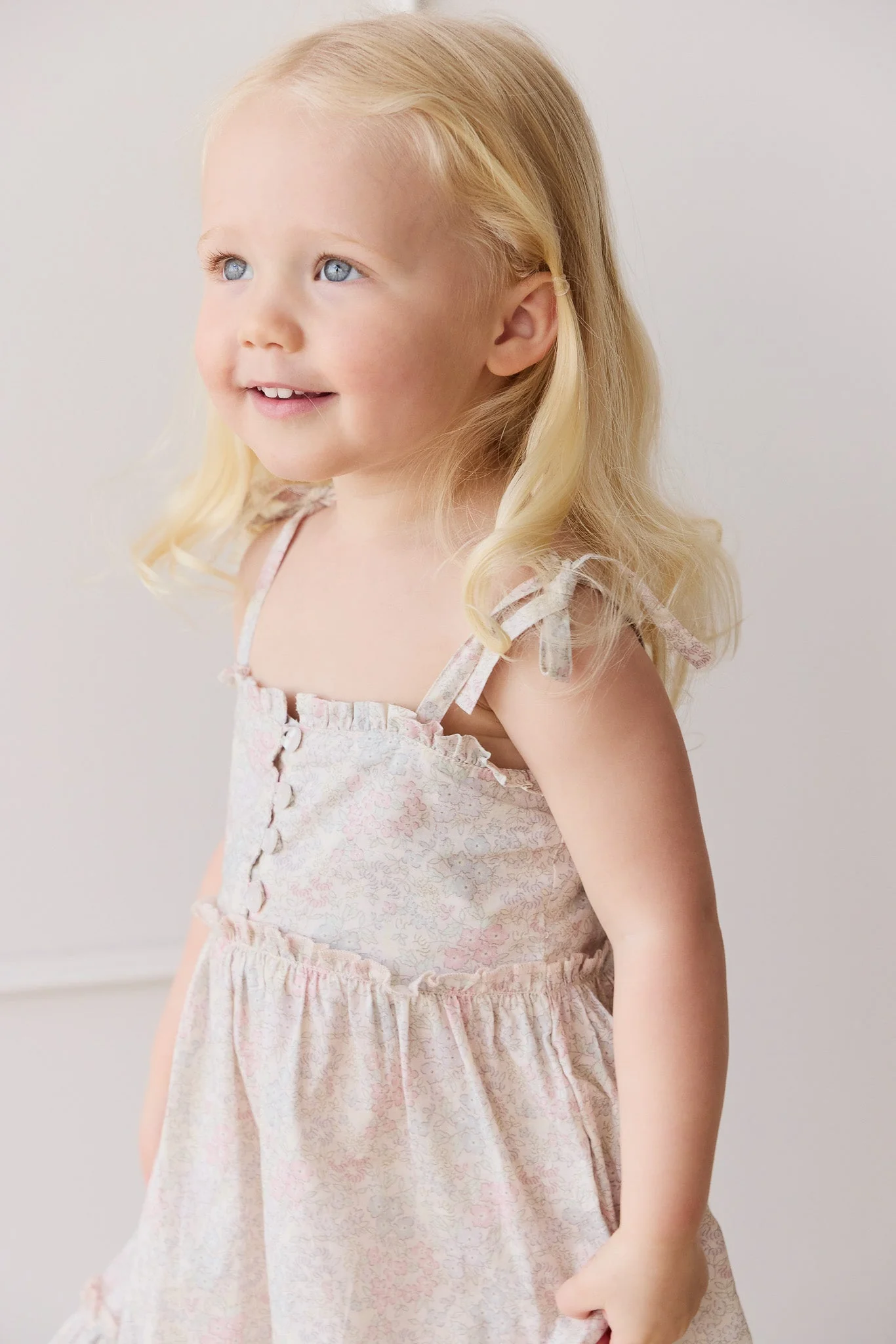 Organic Cotton Stella Dress - Azra Slightly Pink - Image 3