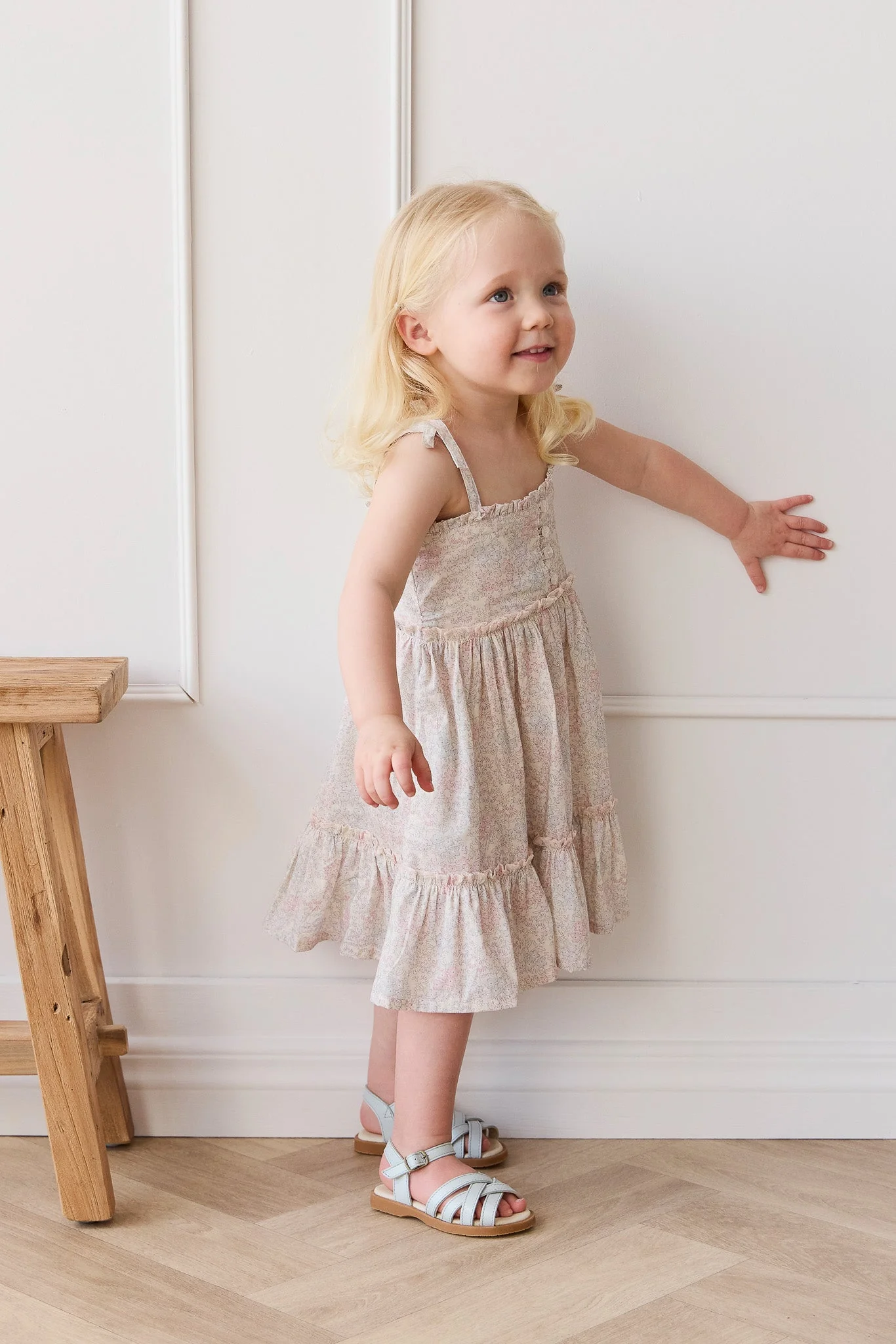 Organic Cotton Stella Dress - Azra Slightly Pink - Image 4