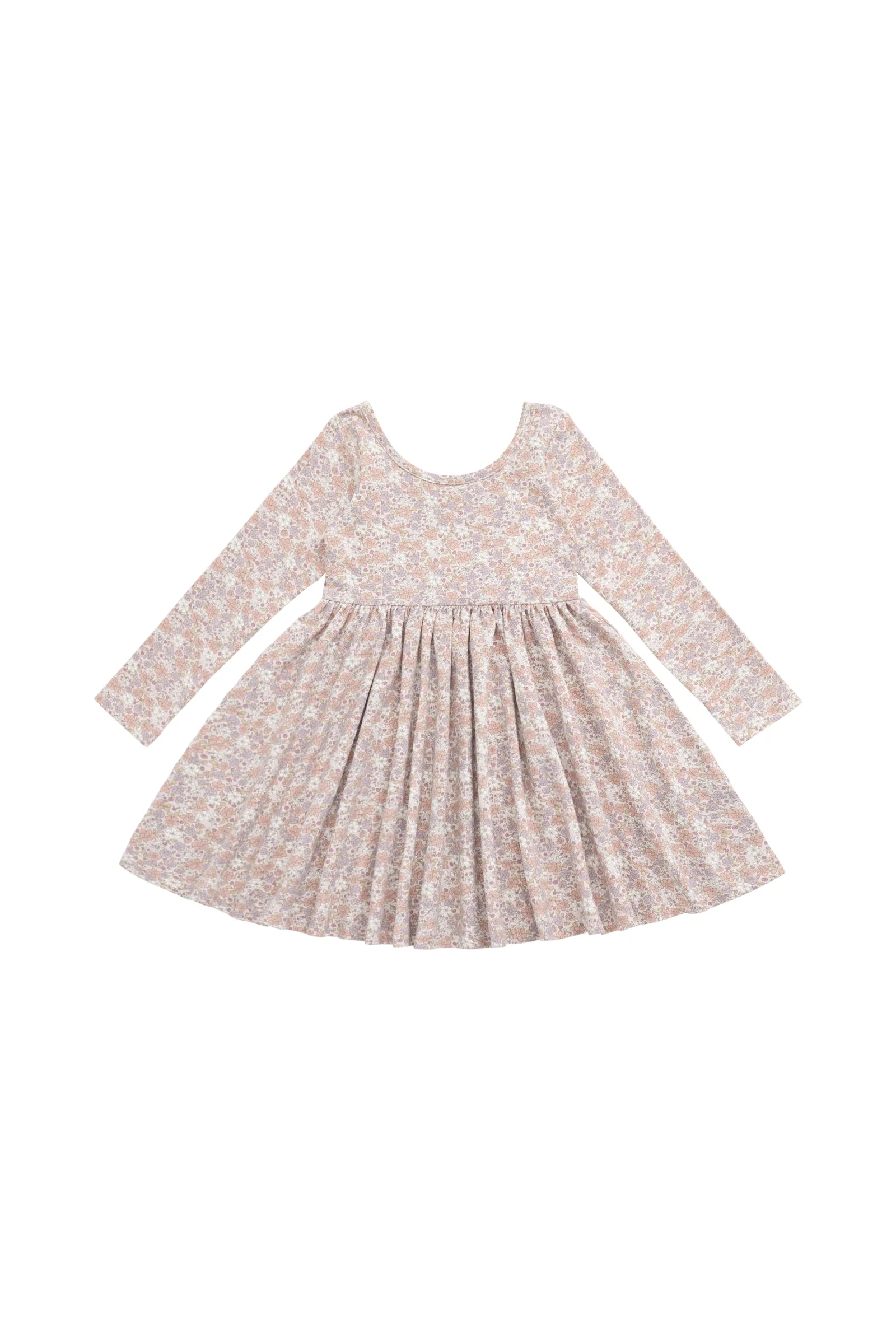 Organic Cotton Tallulah Dress - Chloe Mauve - Image 2