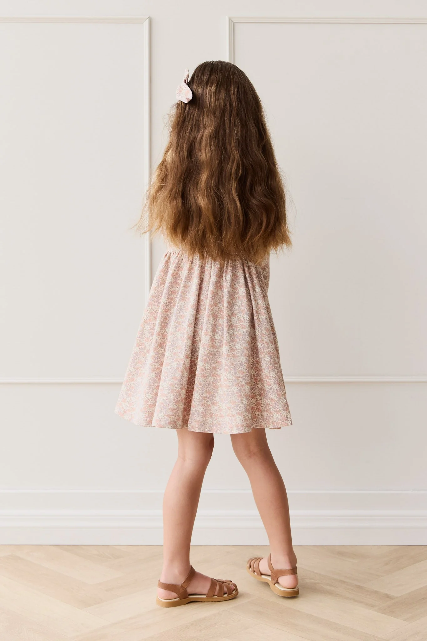 Organic Cotton Tallulah Dress - Chloe Mauve - Image 5