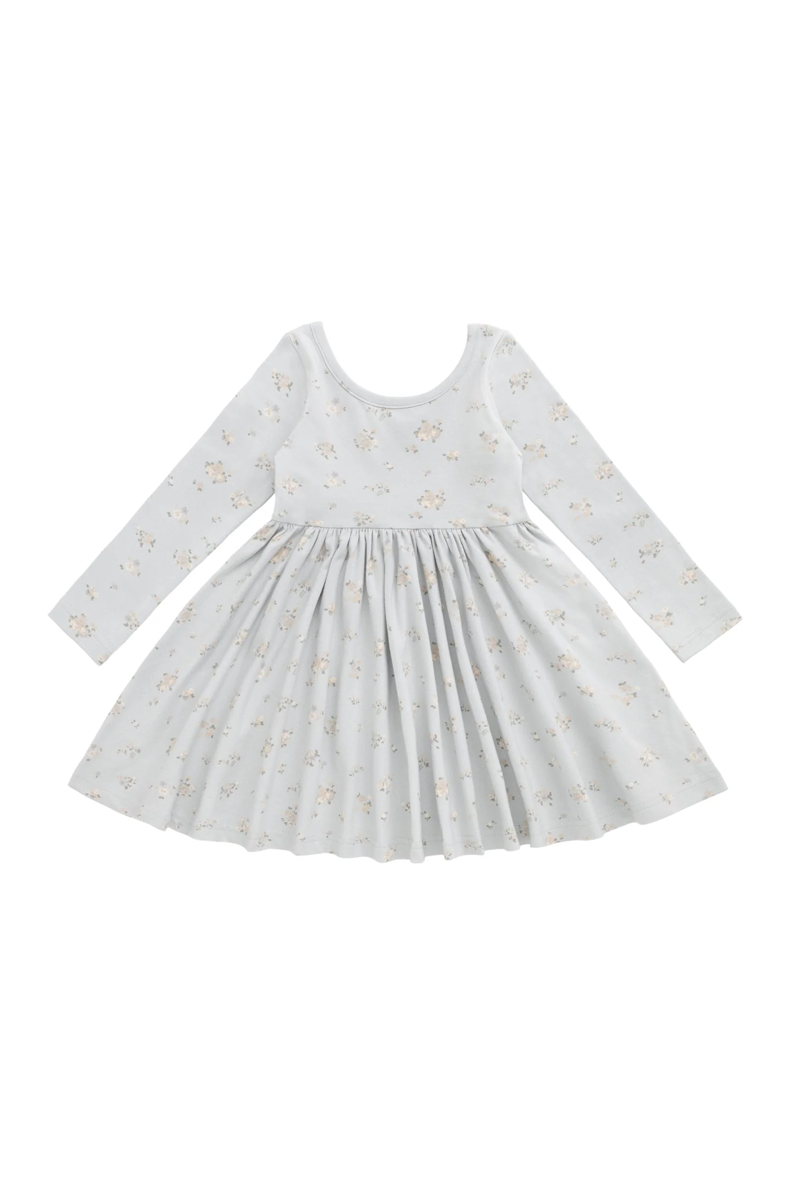 Organic Cotton Tallulah Dress - Petite Fleur Blue - Image 2