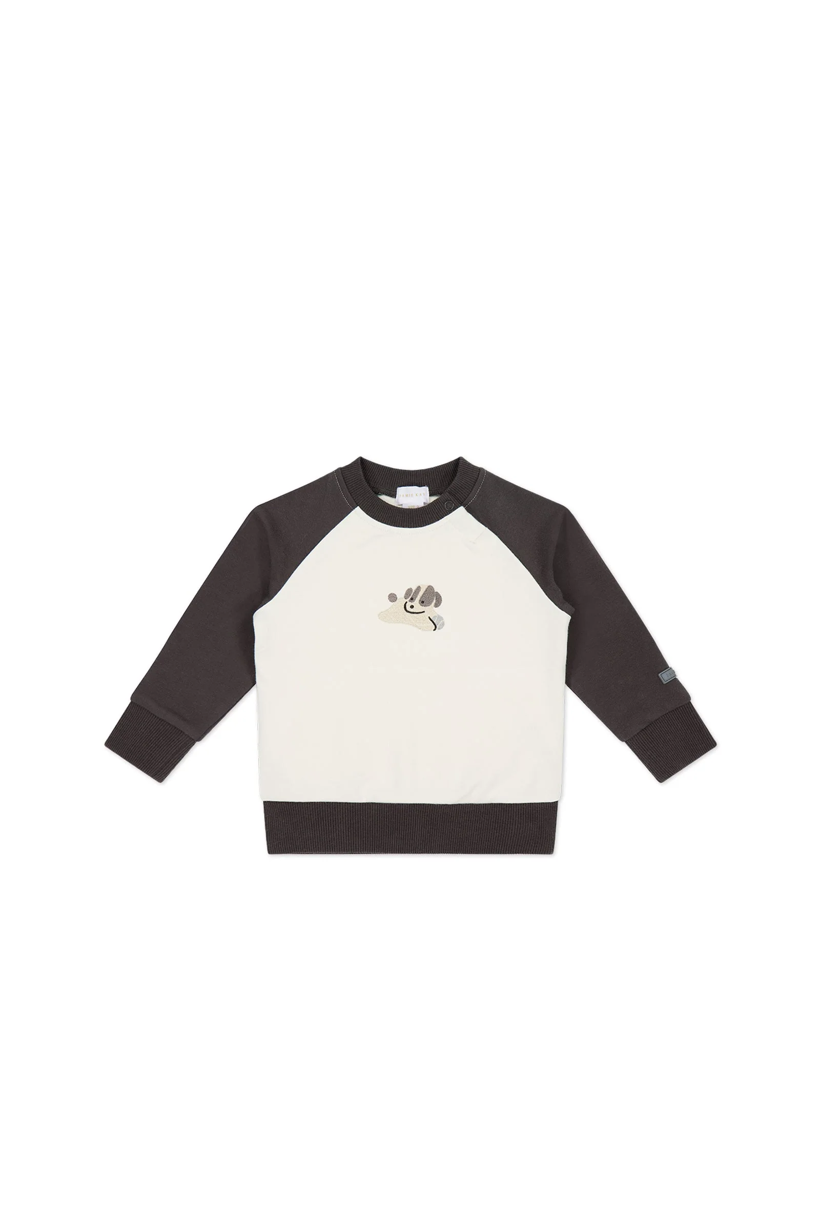 Organic Cotton Tao Sweatshirt - Pinecone/Cloud Sasha Puppy - Image 2