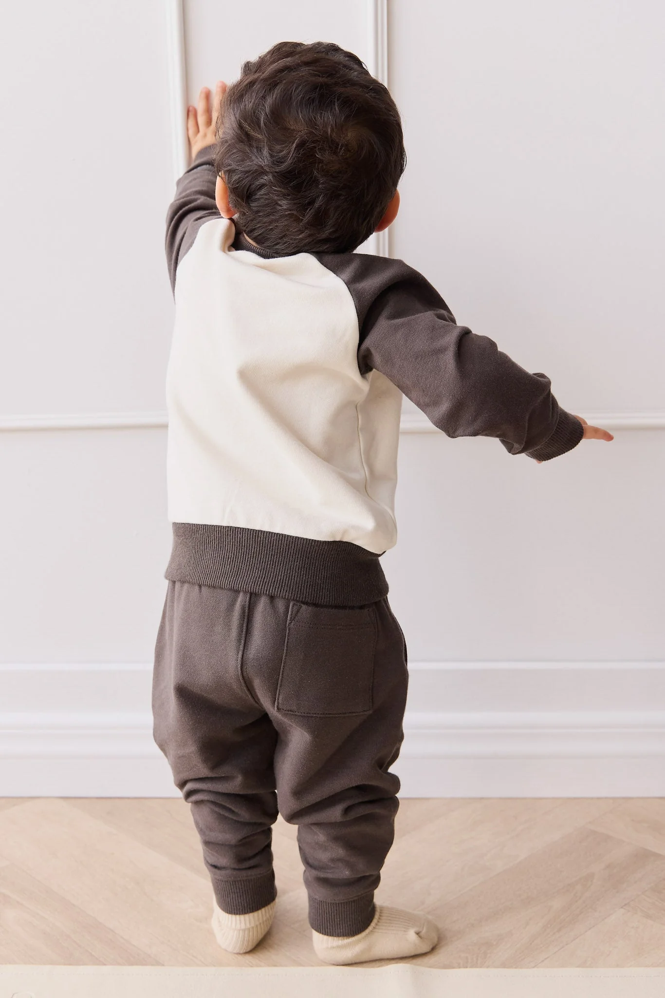 Organic Cotton Tao Sweatshirt - Pinecone/Cloud Sasha Puppy - Image 4