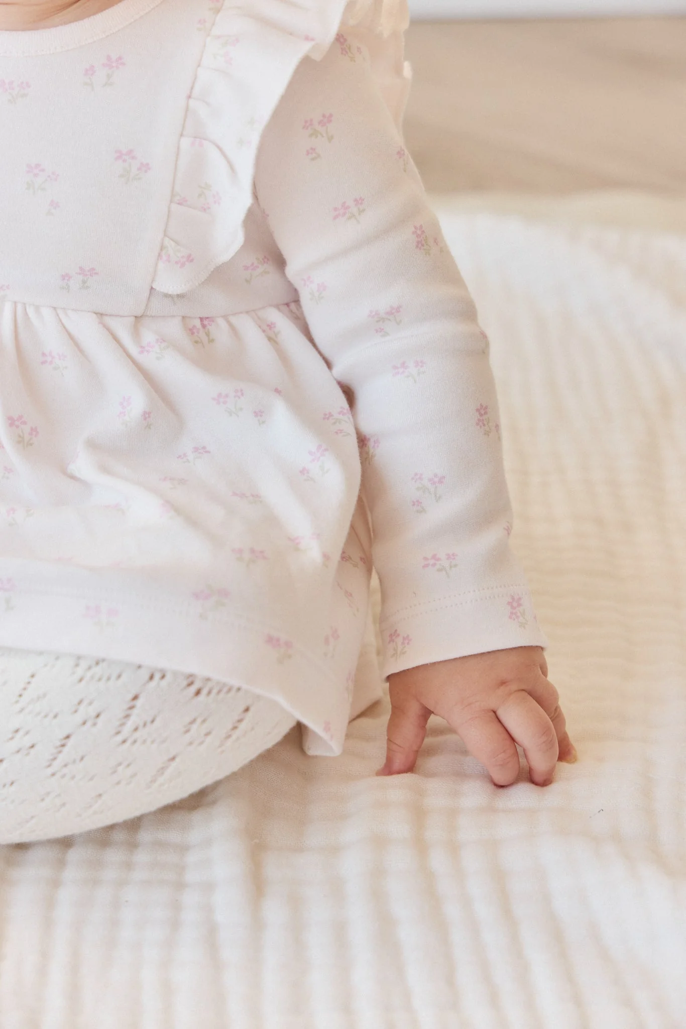 Organic Cotton Vivienne Playsuit - Pauline Pink - Image 5