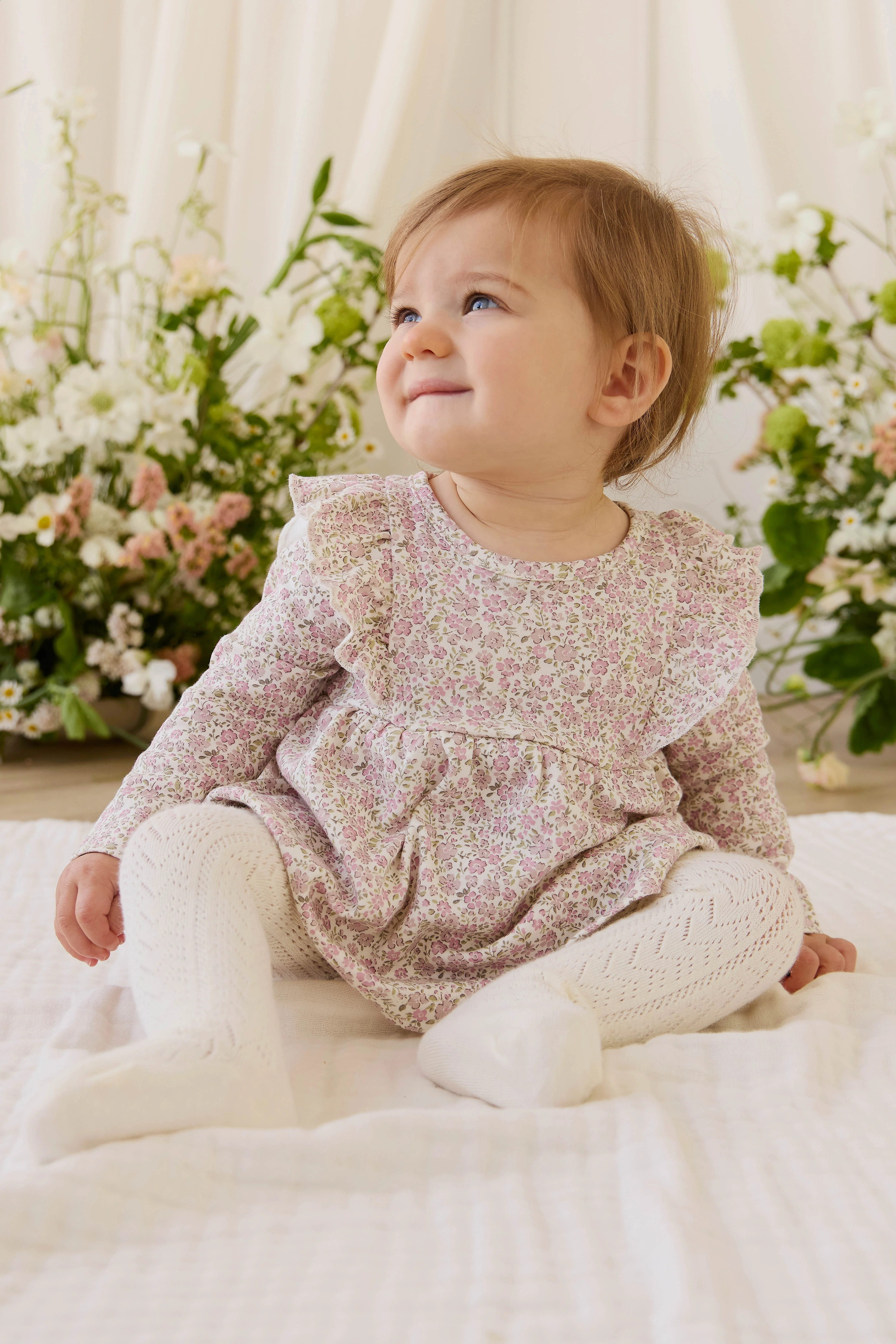 Organic Cotton Vivienne Playsuit - Tully Mauve - Image 3