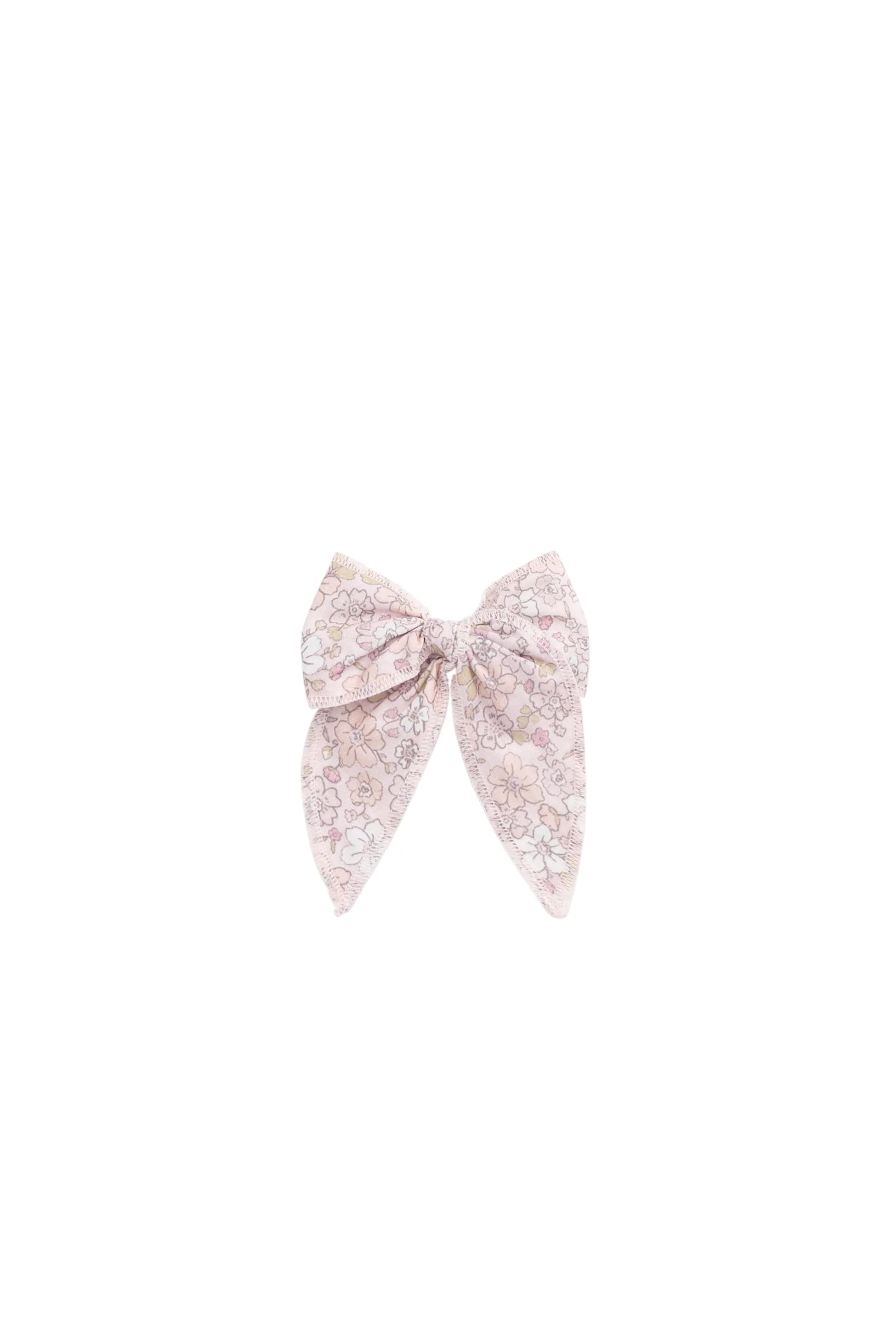Organic Cotton Voile Bow - Chloe Mauve - Image 2