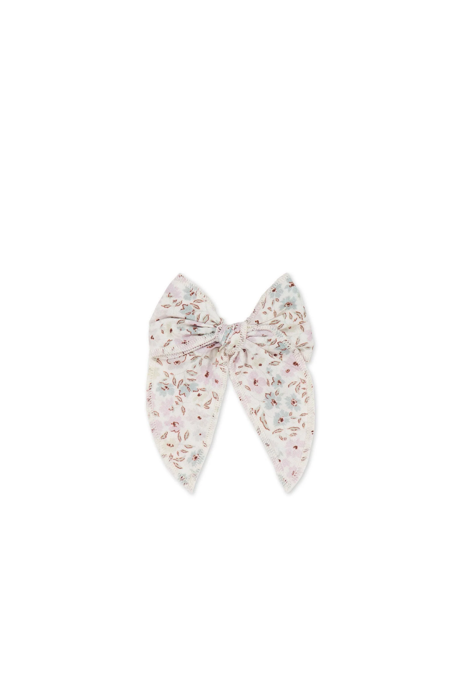 Organic Cotton Voile Bow - Fifi Violet - Image 2