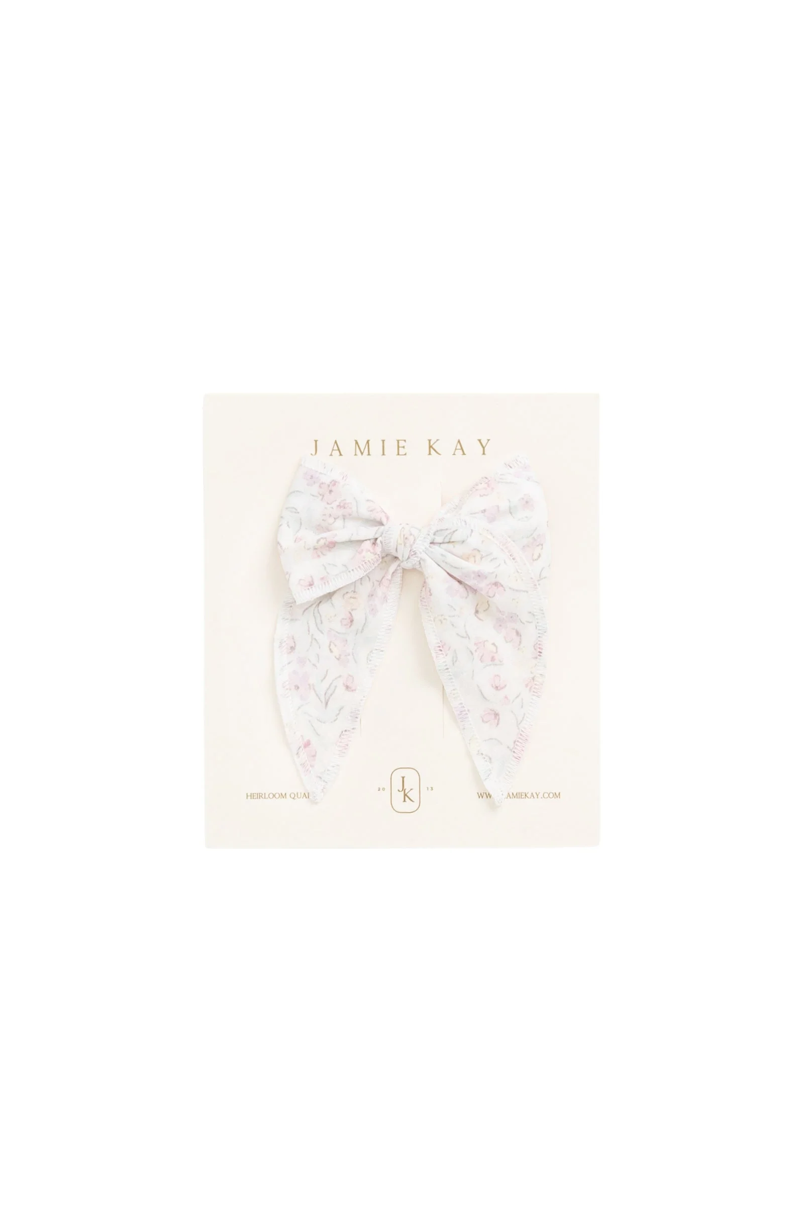 Organic Cotton Voile Bow - Grace Floral - Image 2