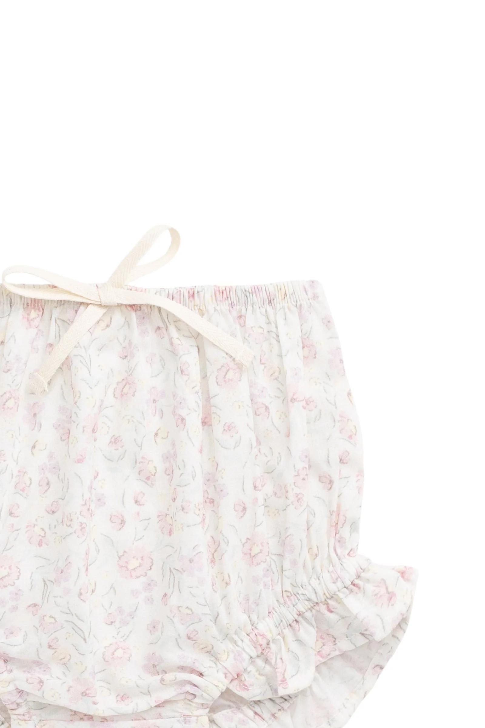 Organic Cotton Voile Frill Bloomer - Grace Floral - Image 2