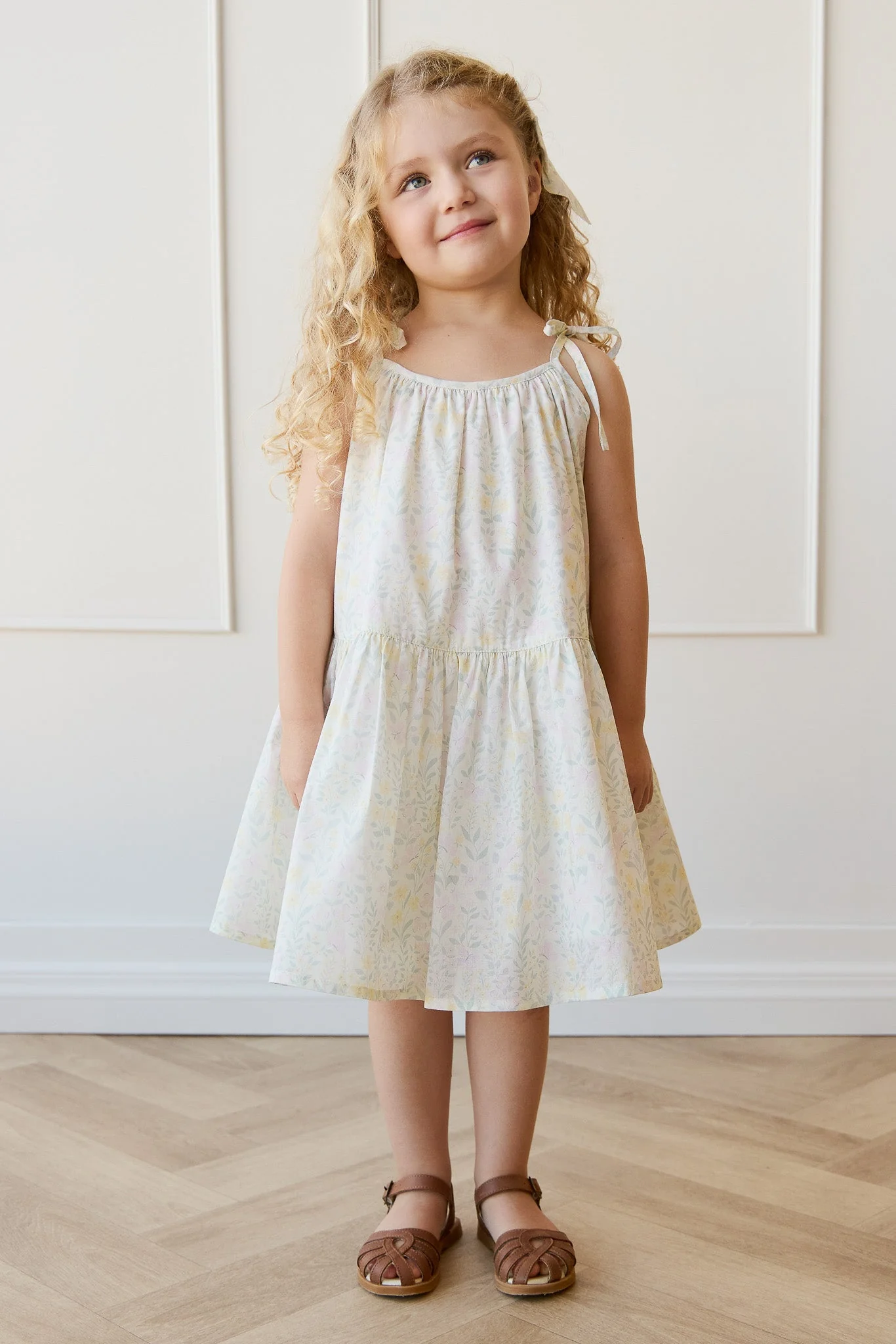 Organic Cotton Winnie Dress - Daphne Egret - Image 4
