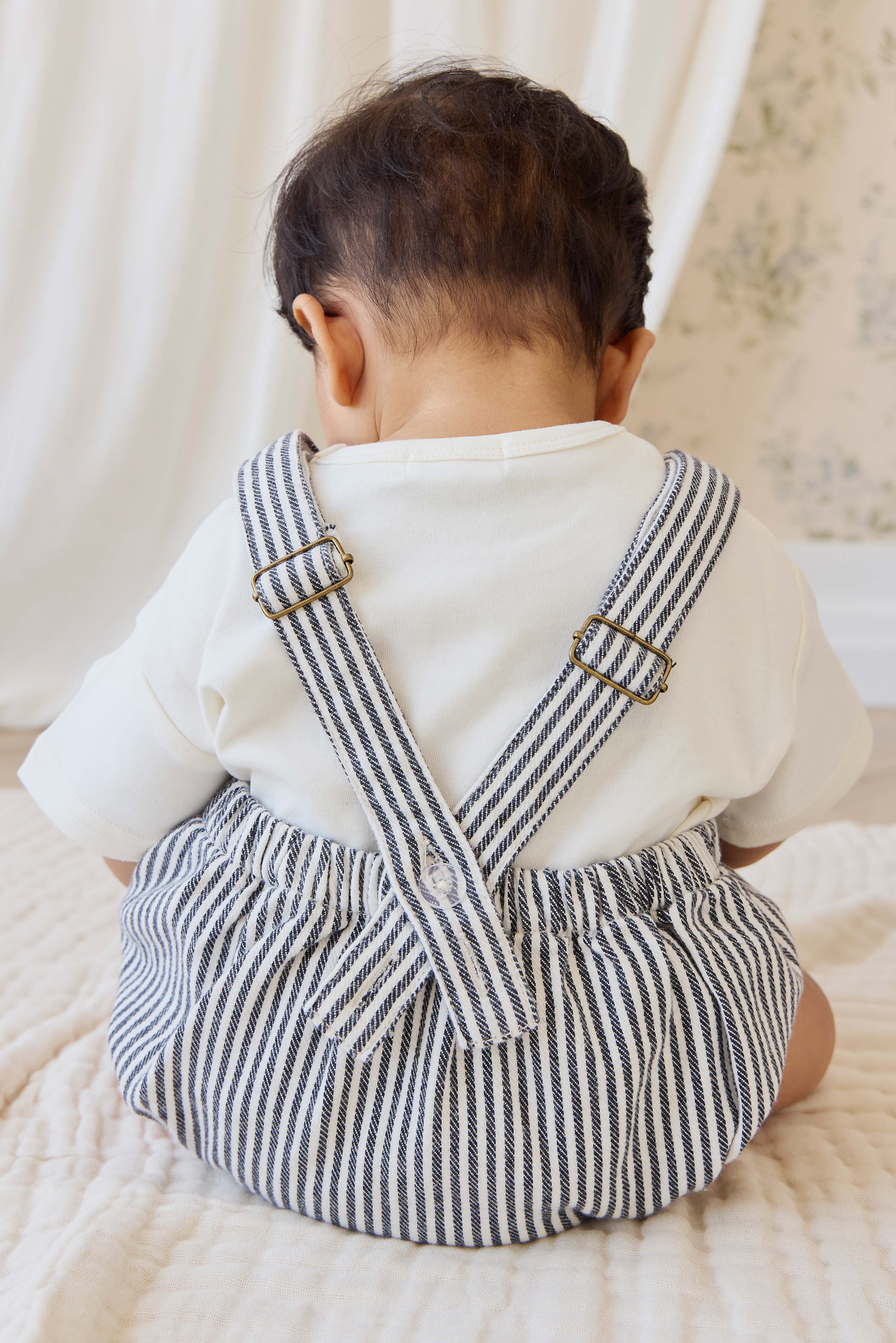 Pax Playsuit-Sailor Stripe Eclipse / Cloud - Image 5