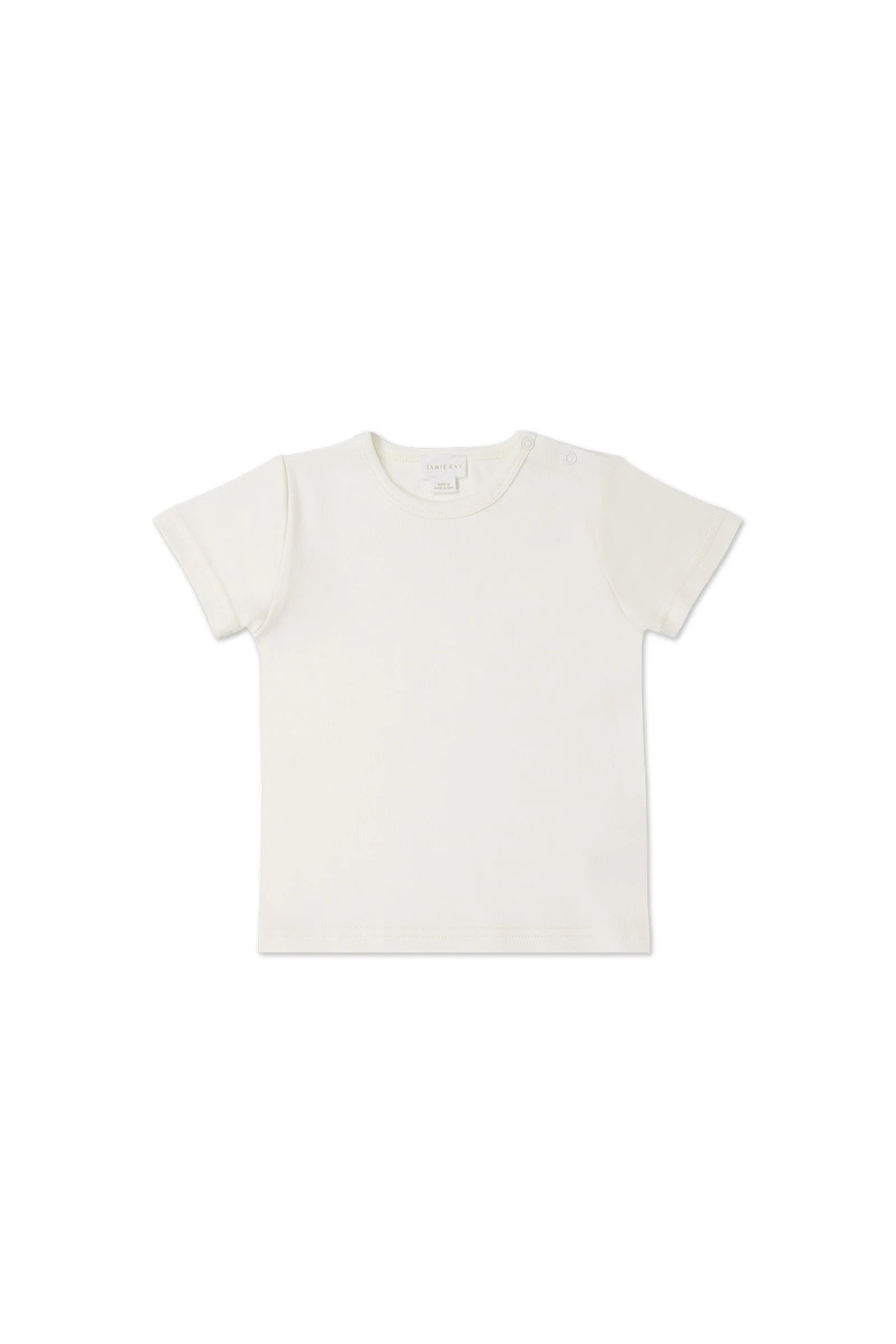 Pima Cotton Aude Tee - Whisper - Image 2
