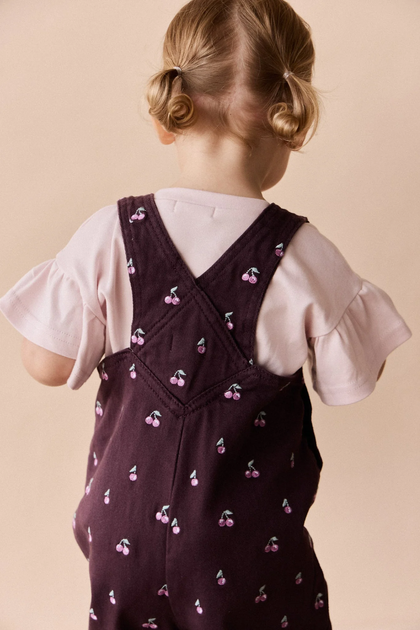 Pima Cotton Courtney Ruffle Top - Soft Misty Rose - Image 4