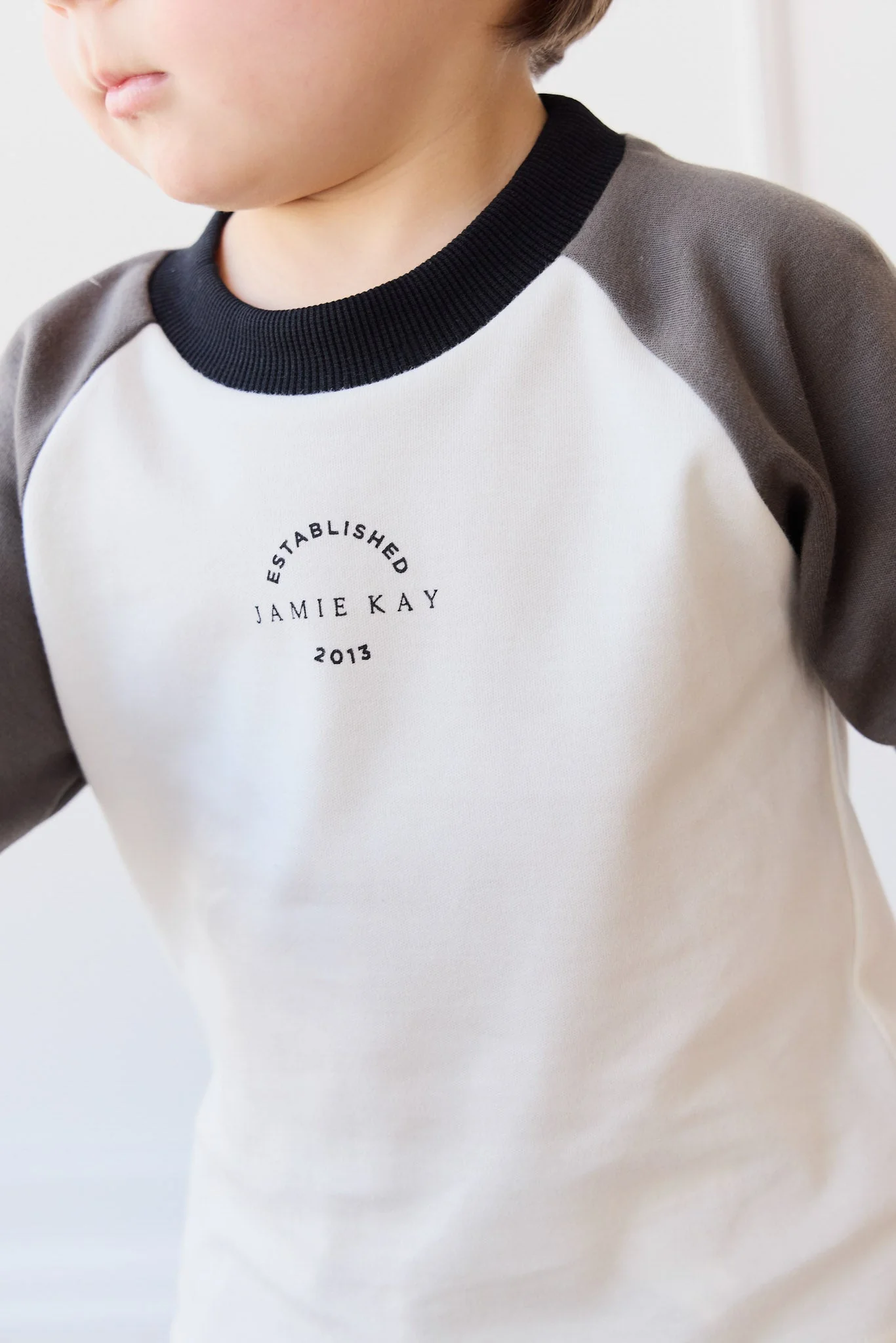Pima Cotton Dax Tee - Parchment/Pinecone JK Established - Image 5