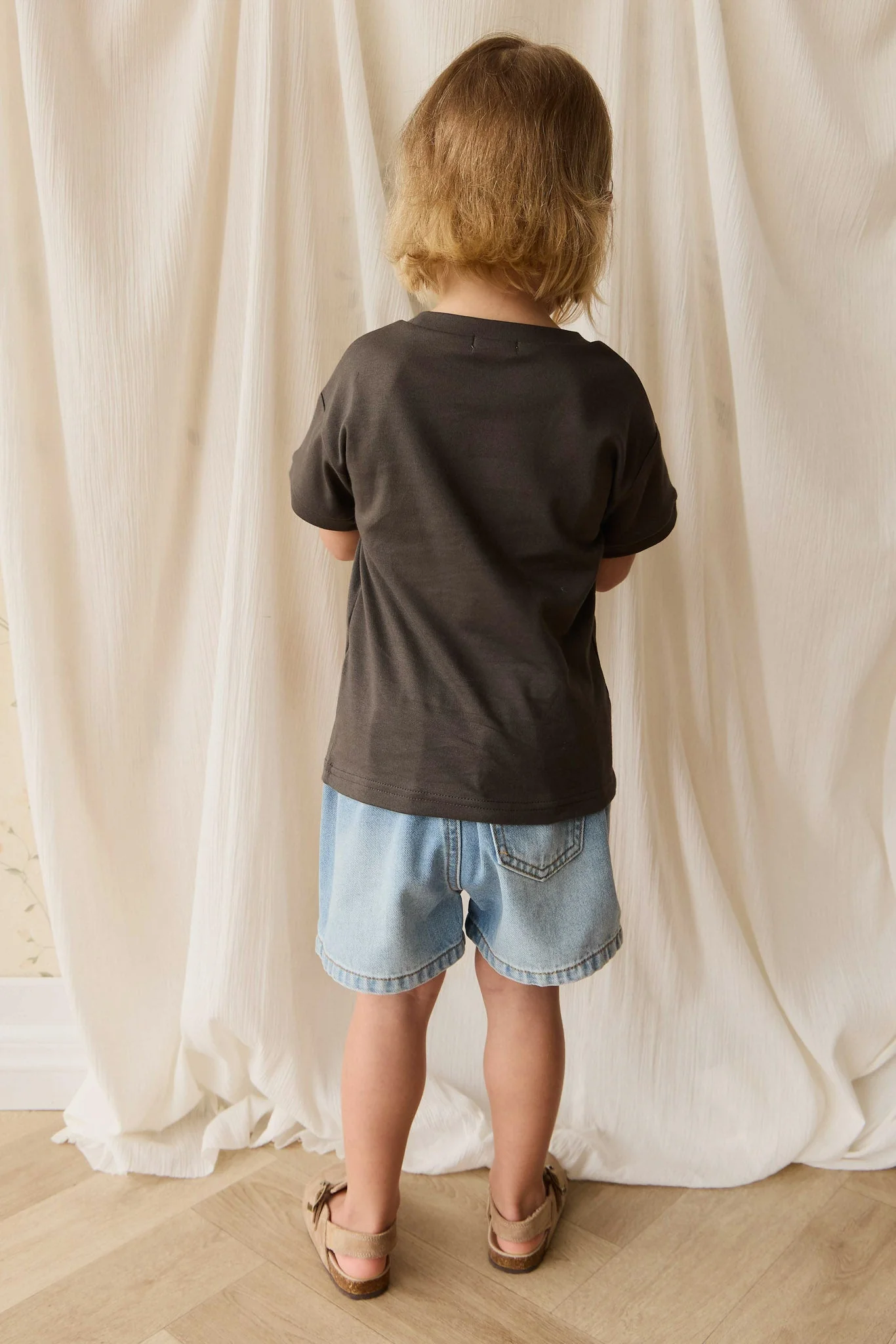 Pima Cotton Eddie Tee - Bistre - Image 5