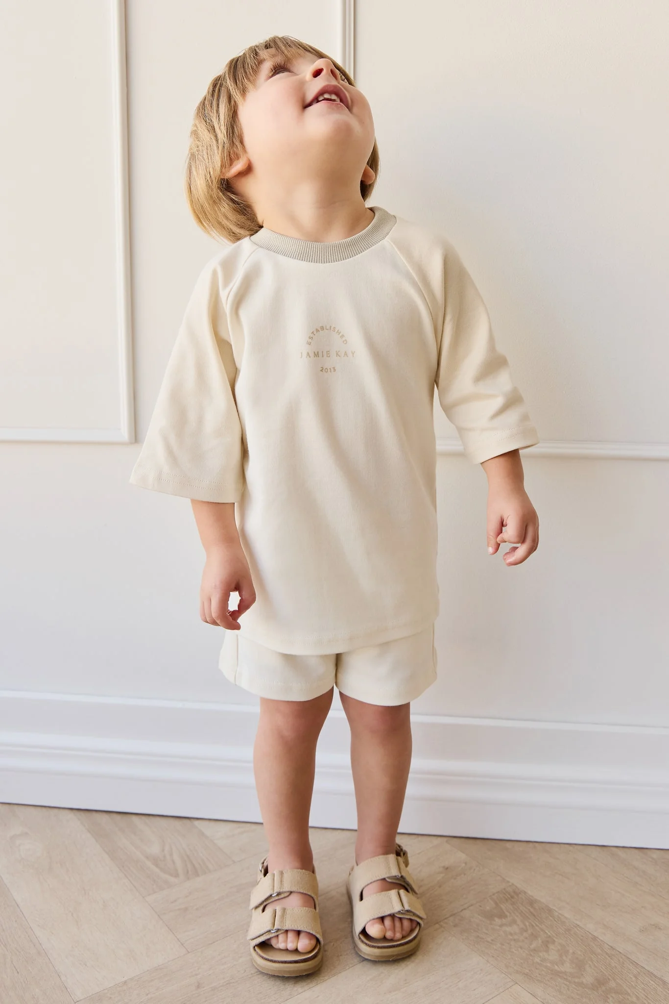 Pima Cotton Emmett Short - Cloud/Oat JK Established - Image 2