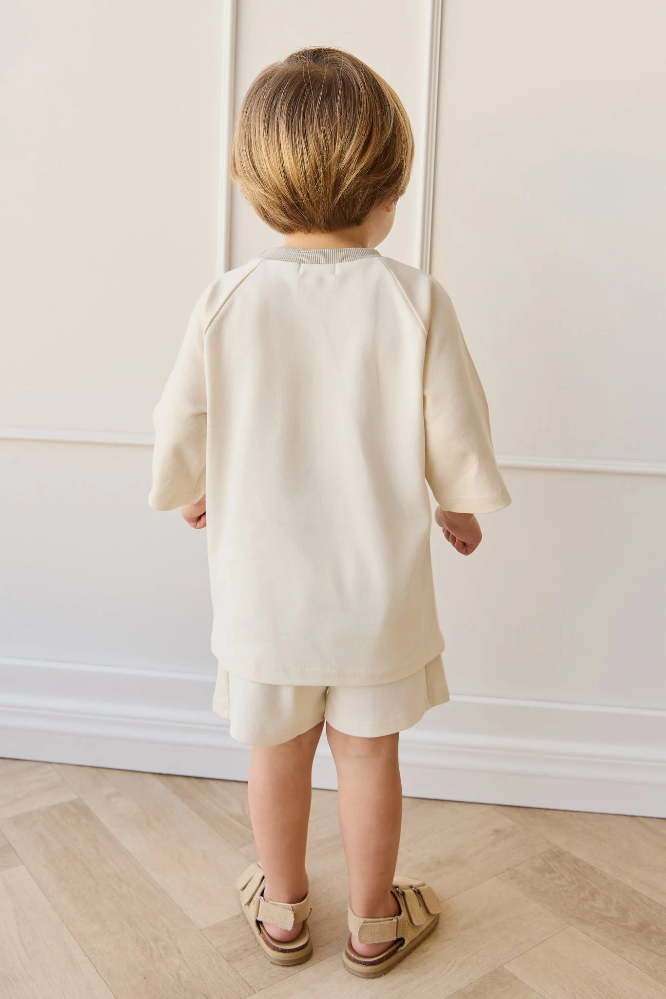 Pima Cotton Emmett Short - Cloud/Oat JK Established - Image 3