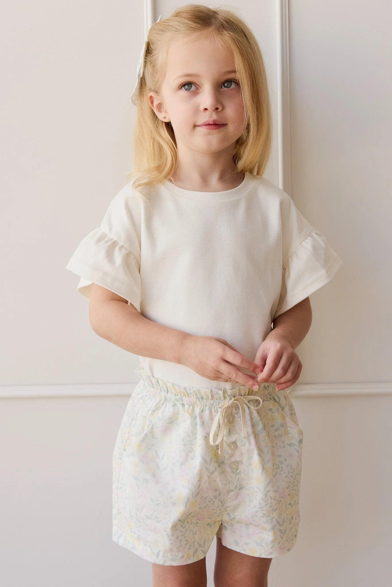 Pima Cotton Imogen Top - Coconut - Image 3