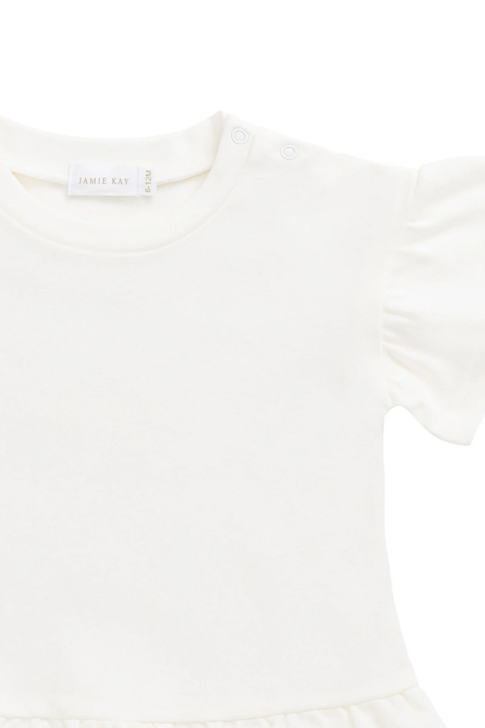 Pima Cotton Imogen Top - Coconut - Image 7