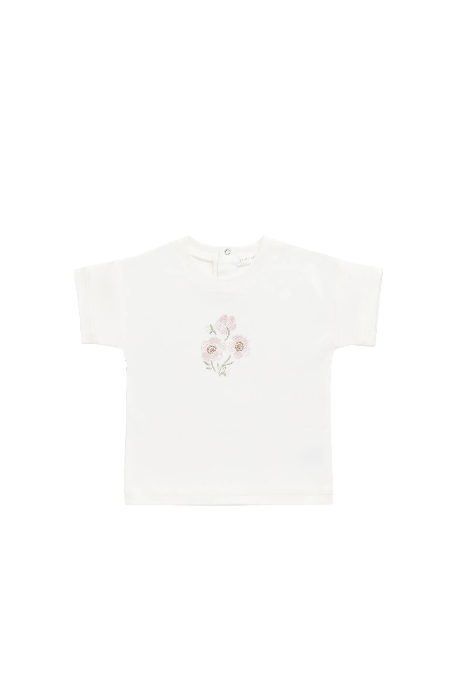 Pima Cotton Mimi Top - Parchment Penelope Rose Quartz - Image 3