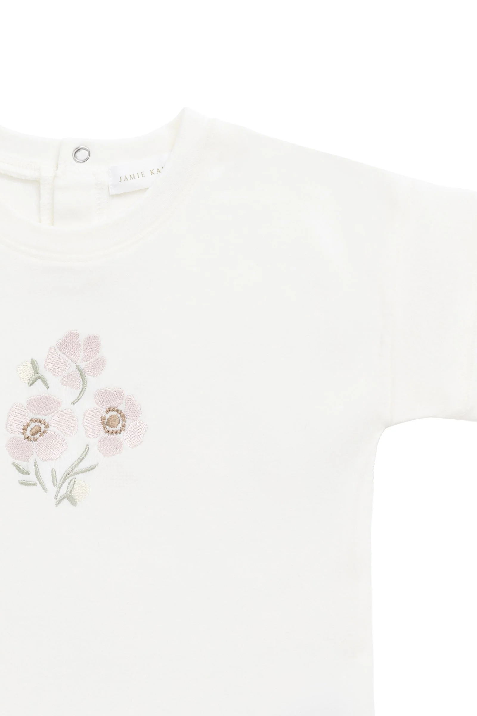 Pima Cotton Mimi Top - Parchment Penelope Rose Quartz - Image 7