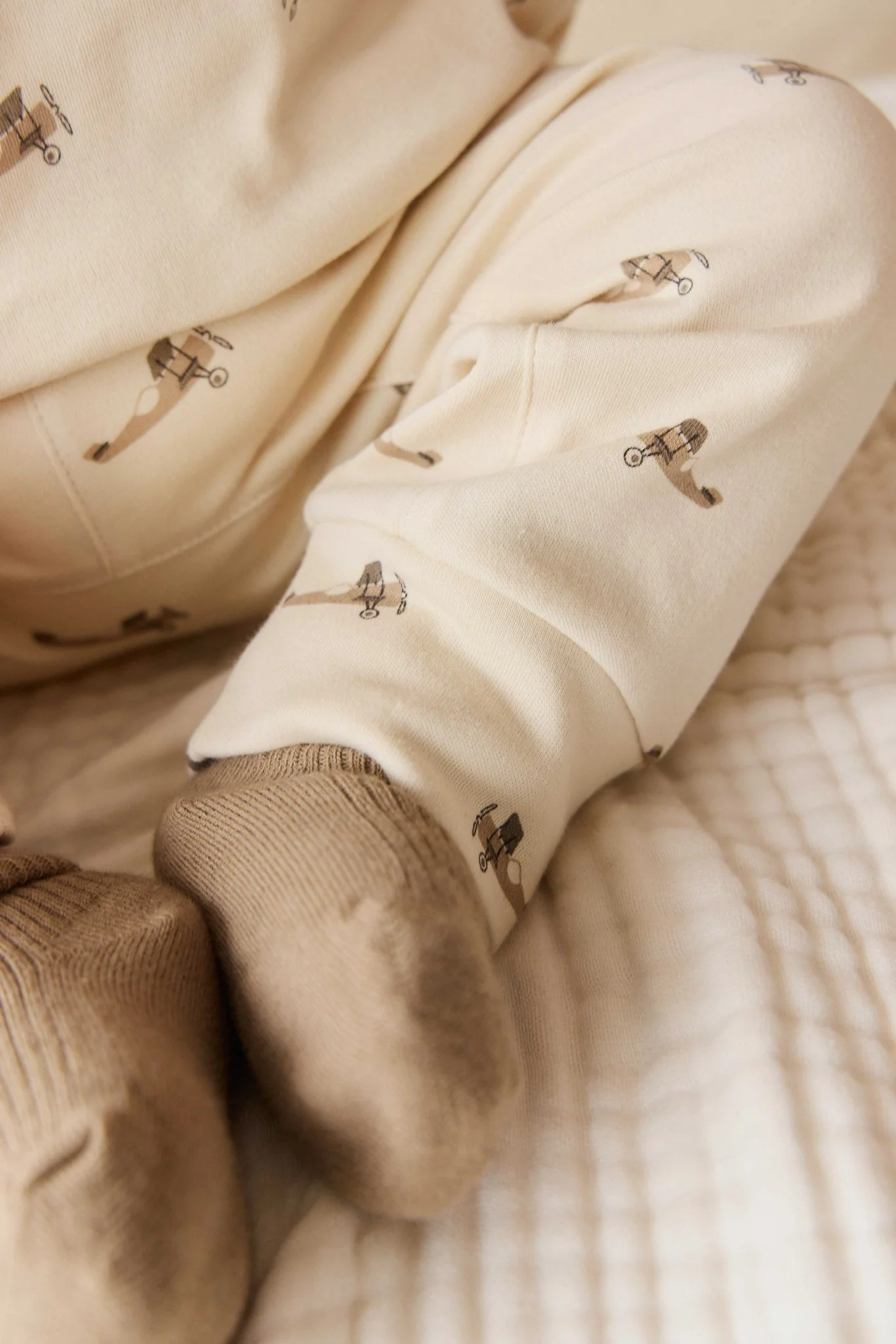 Pima Cotton Wesley Pant - Fly High Vanilla Cream - Image 6