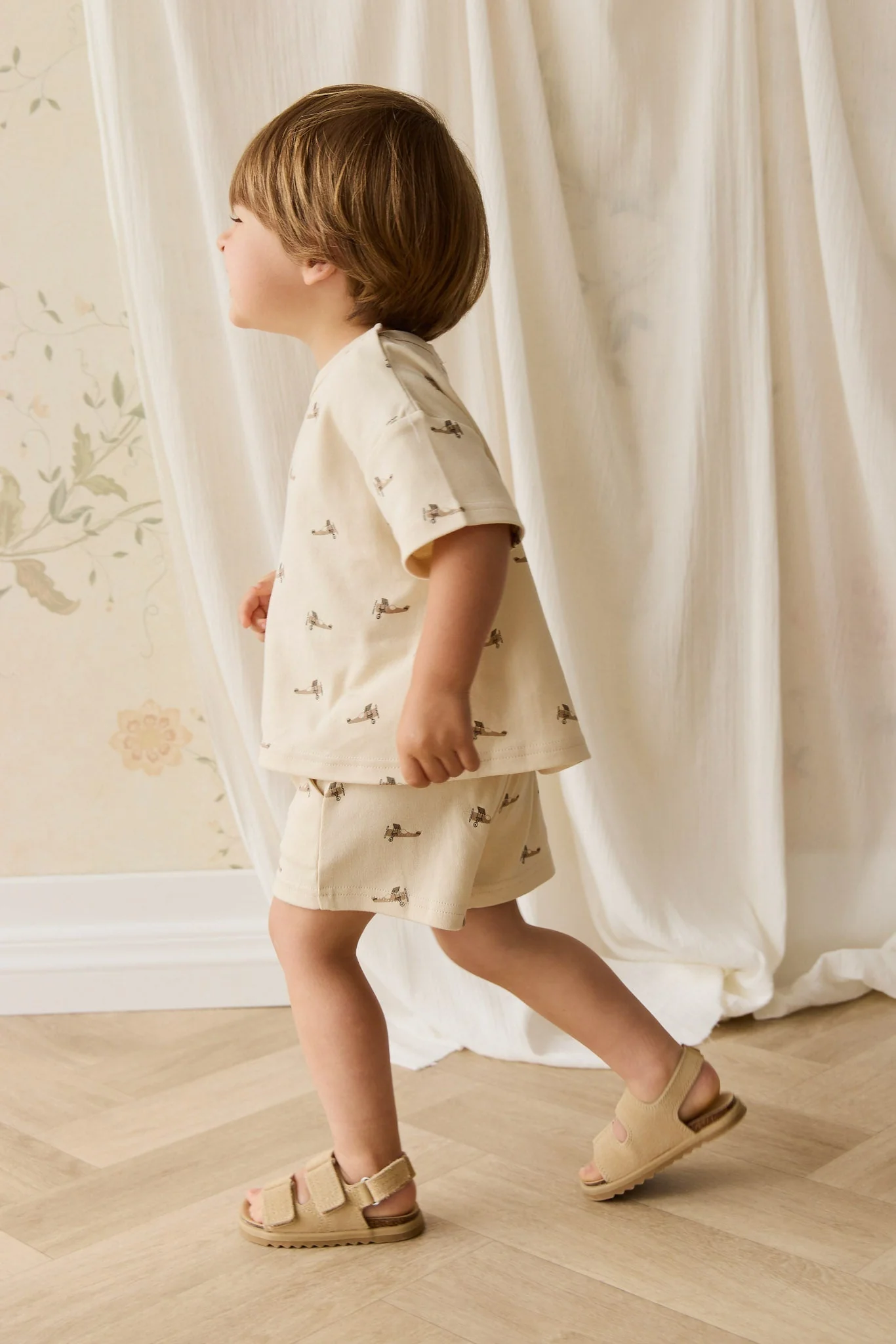 Pima Cotton Wesley Short - Fly High Vanilla Cream - Image 4