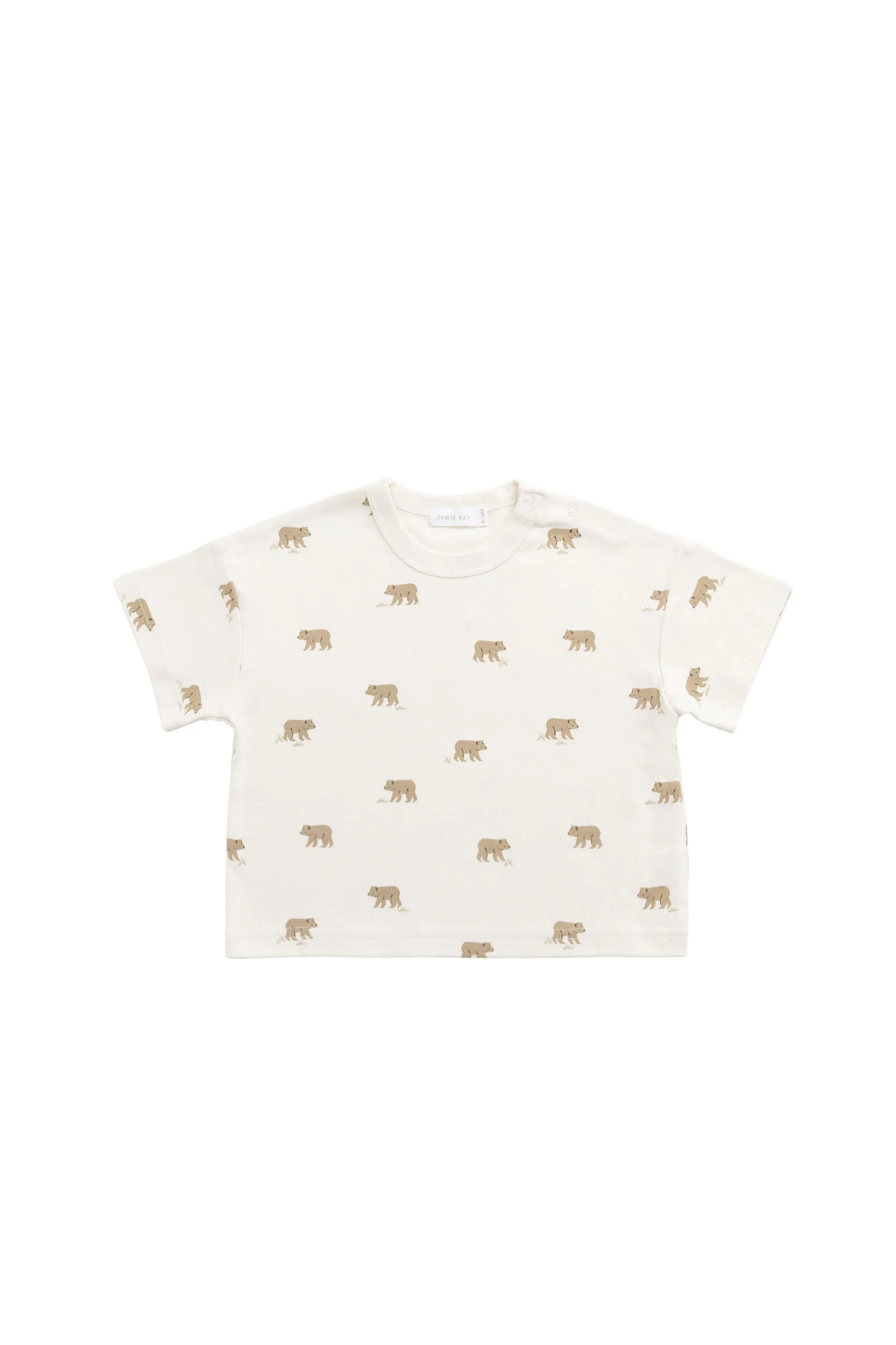 Pima Cotton Wesley Tee - Cub Walk Samoyed - Image 2