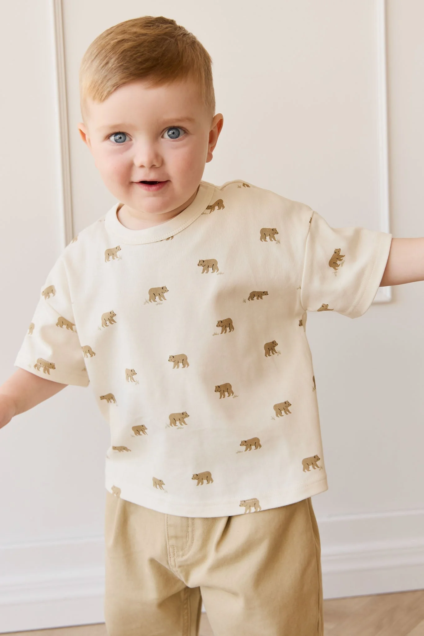 Pima Cotton Wesley Tee - Cub Walk Samoyed - Image 4