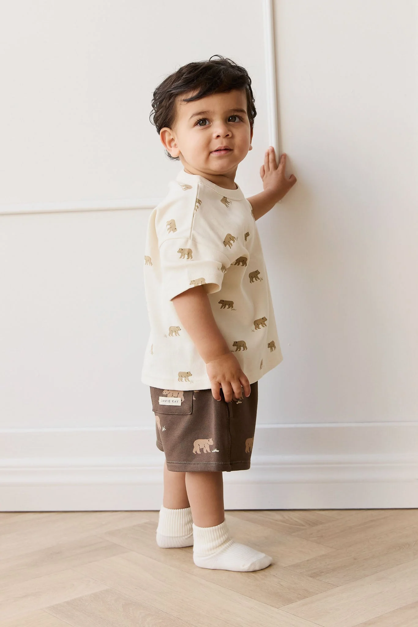 Pima Cotton Wesley Tee - Cub Walk Samoyed - Image 5