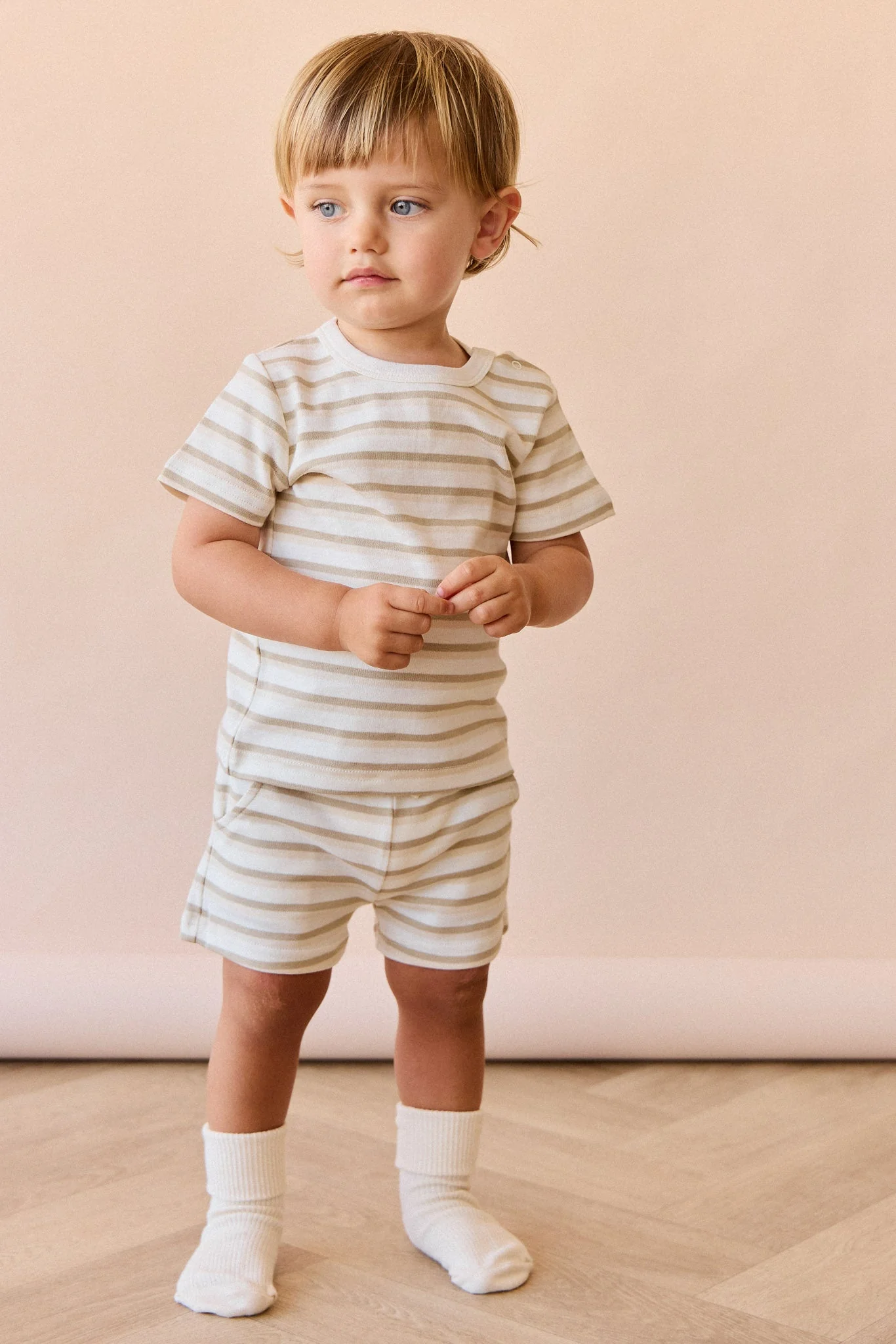 Pima Cotton Willem Short - Sundrenched Stripe - Image 2