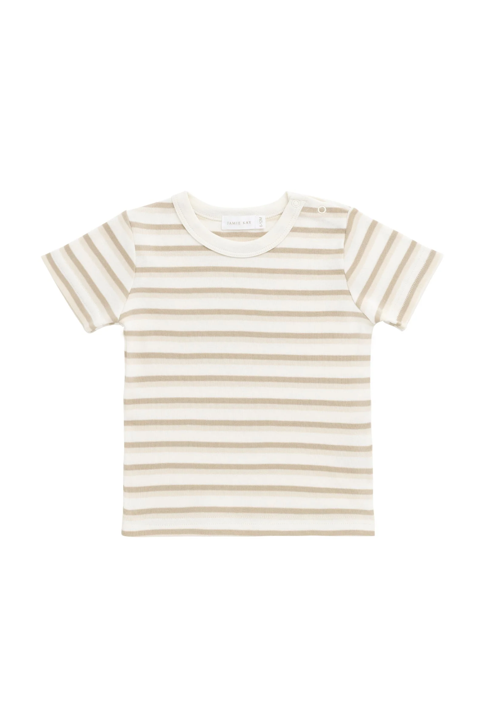 Pima Cotton Willem Tee - Sundrenched Stripe - Image 2