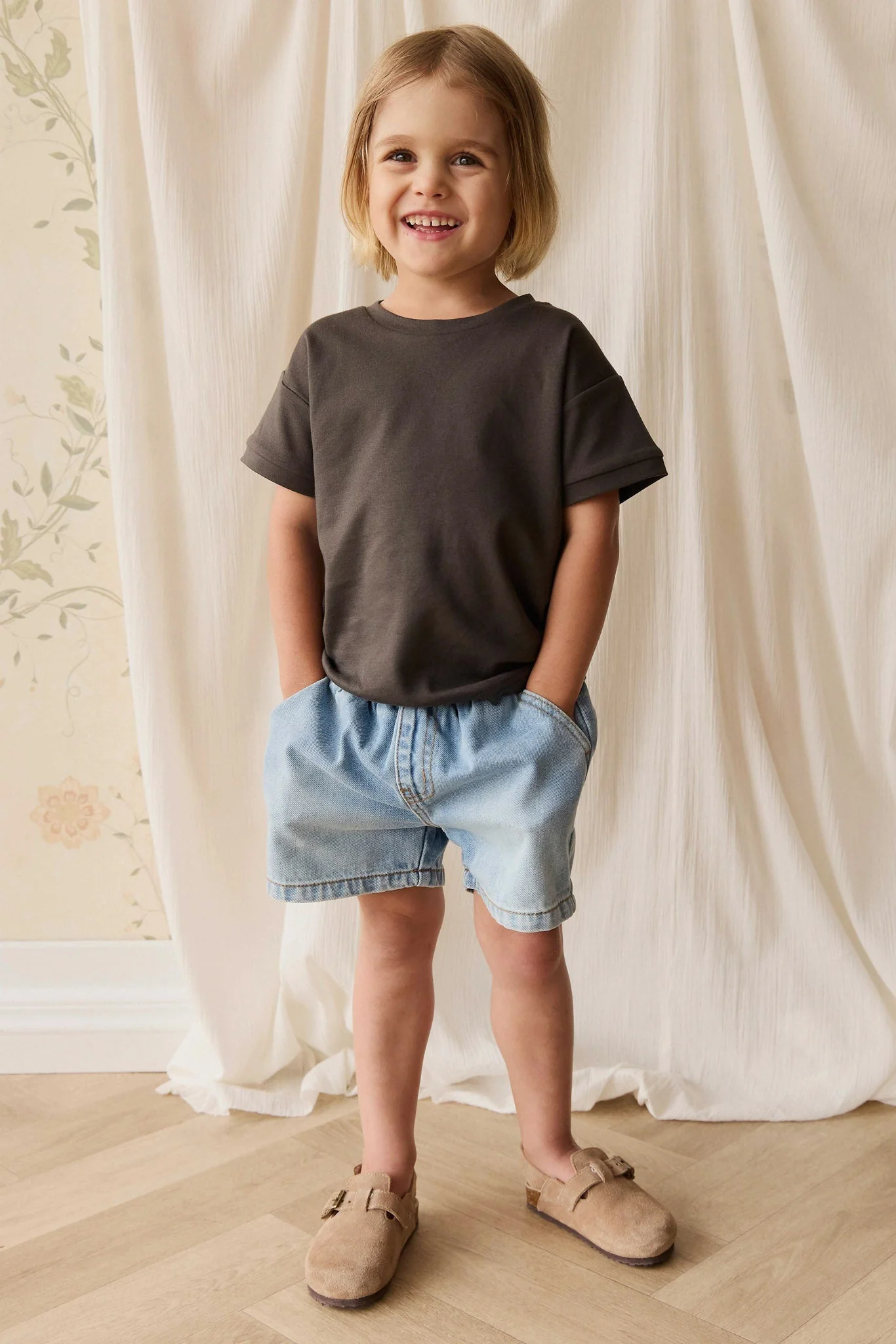 Reid Denim Short - Antique Blue - Image 3