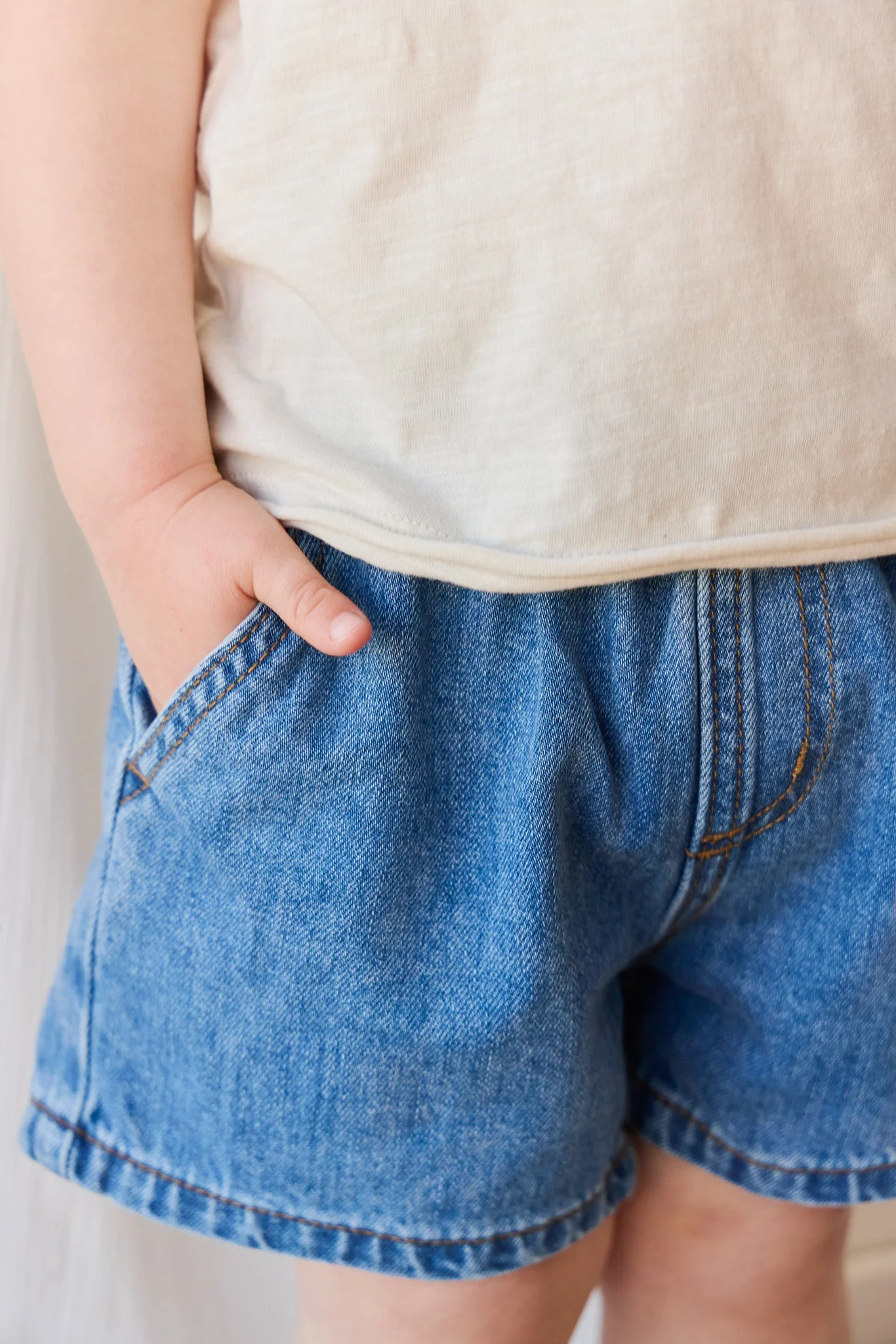Reid Denim Short - Vintage Denim - Image 6