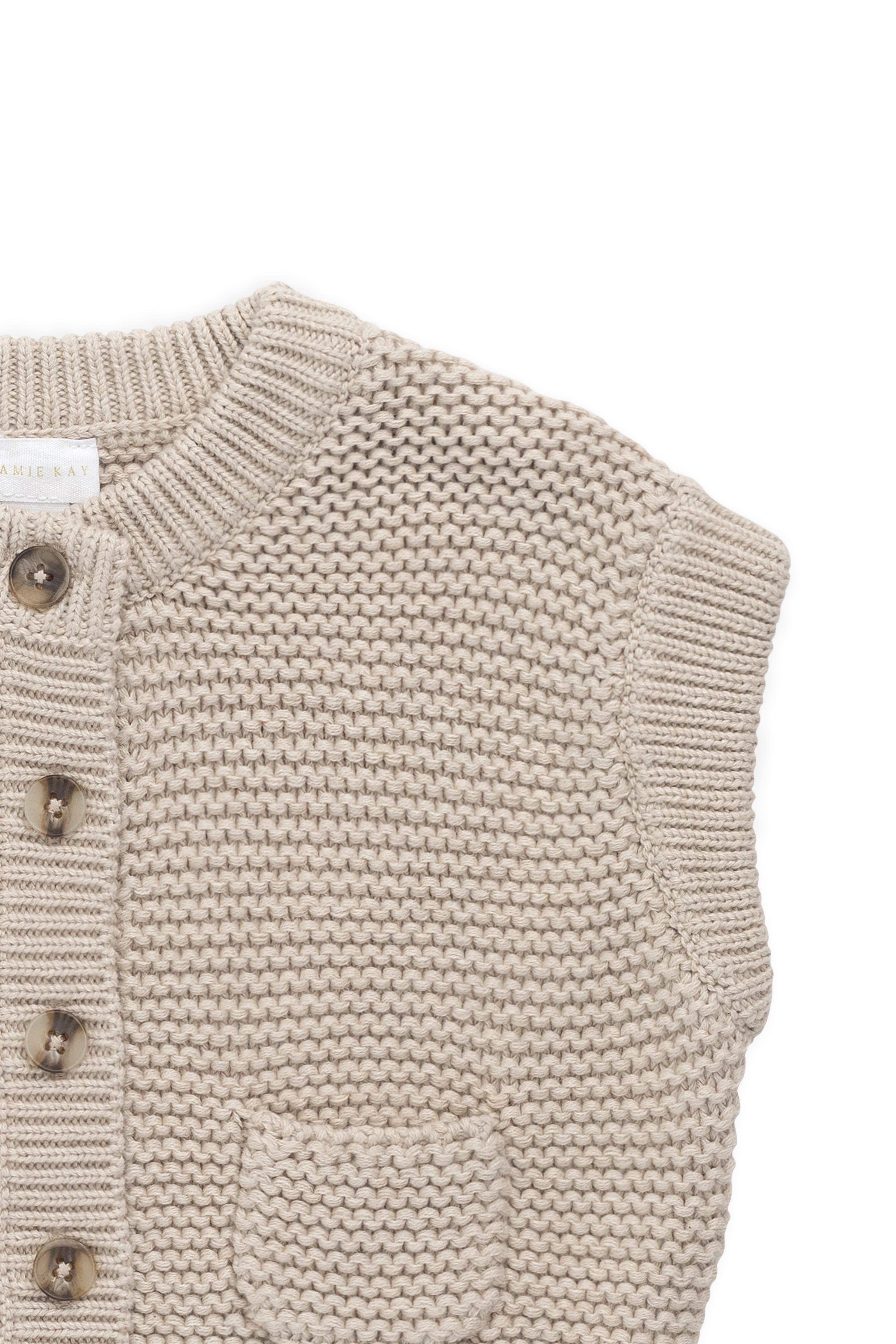 Rome Knit Vest-Oat - Image 4