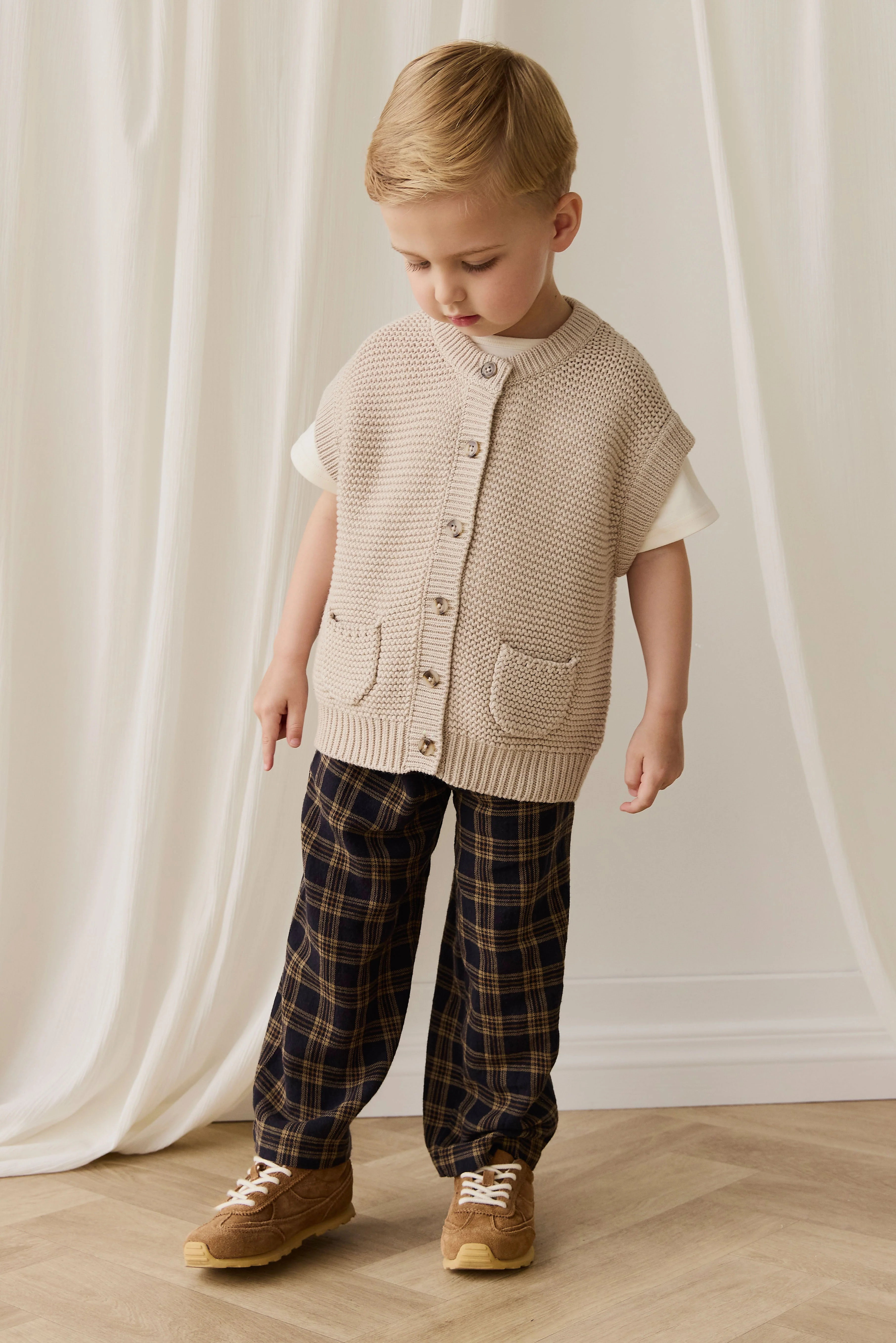 Rome Knit Vest-Oat - Image 7