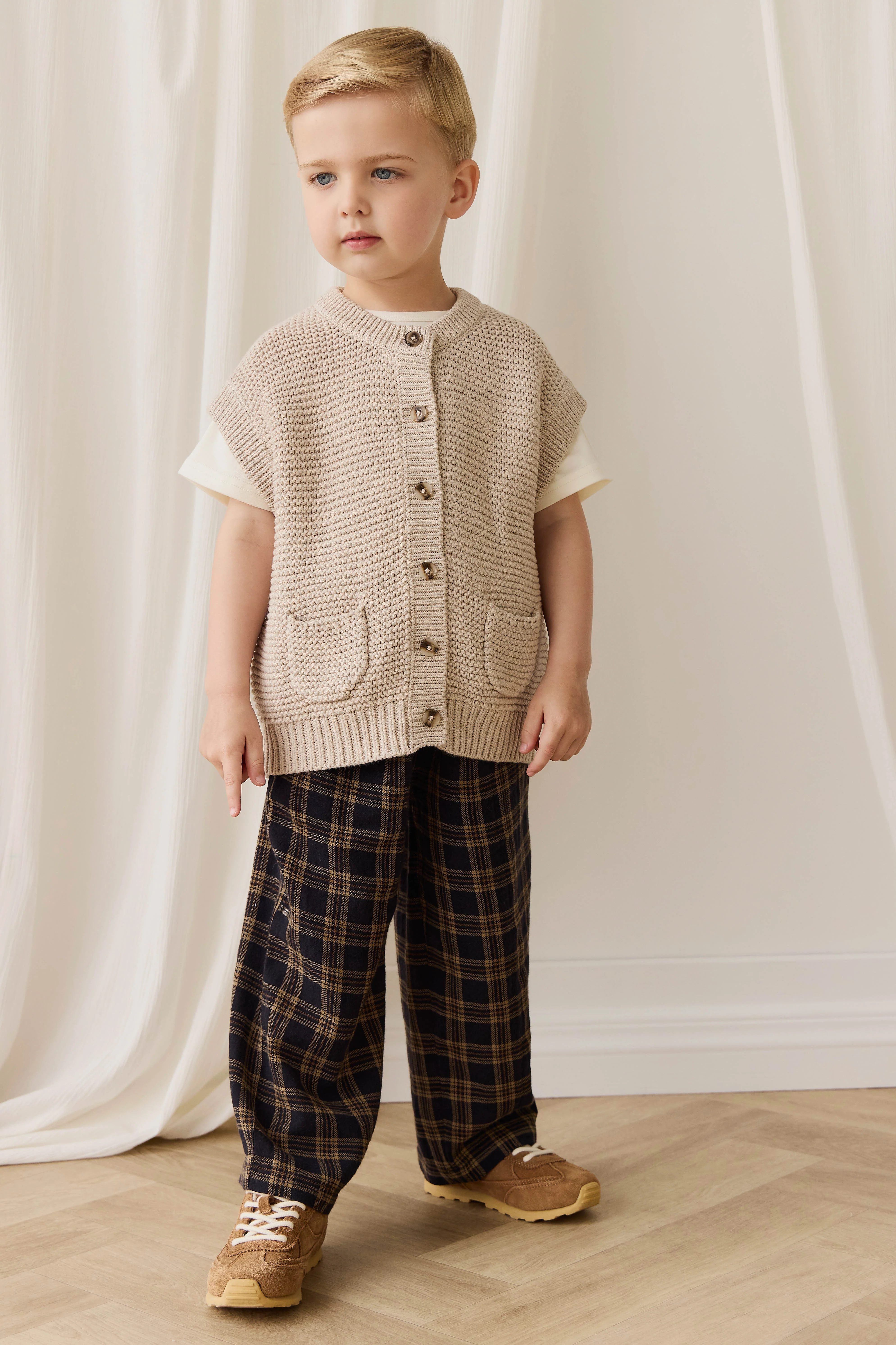 Rome Knit Vest-Oat - Image 9