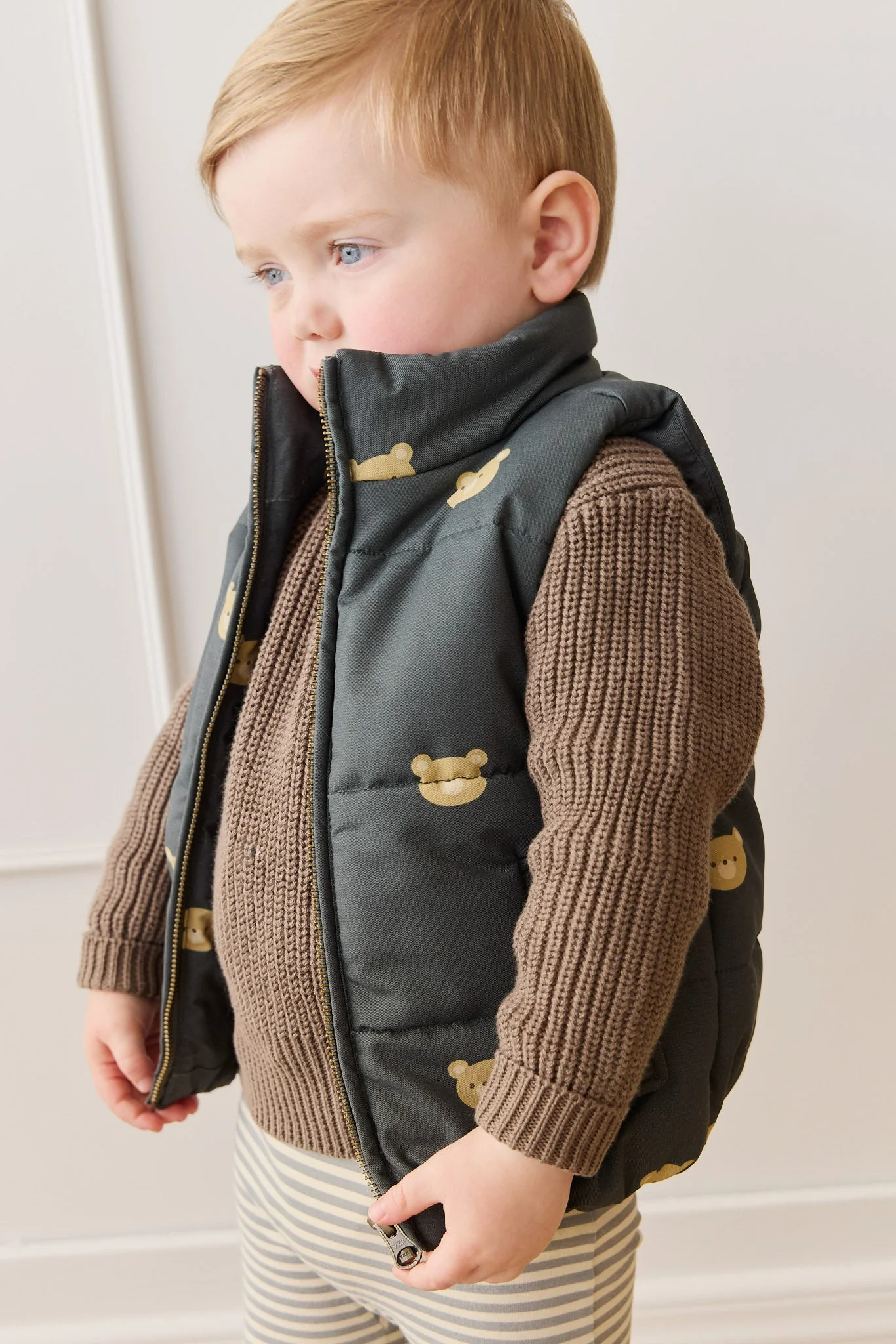 Rudi Puffer Vest - Bobbie Bears Shadow - Image 2