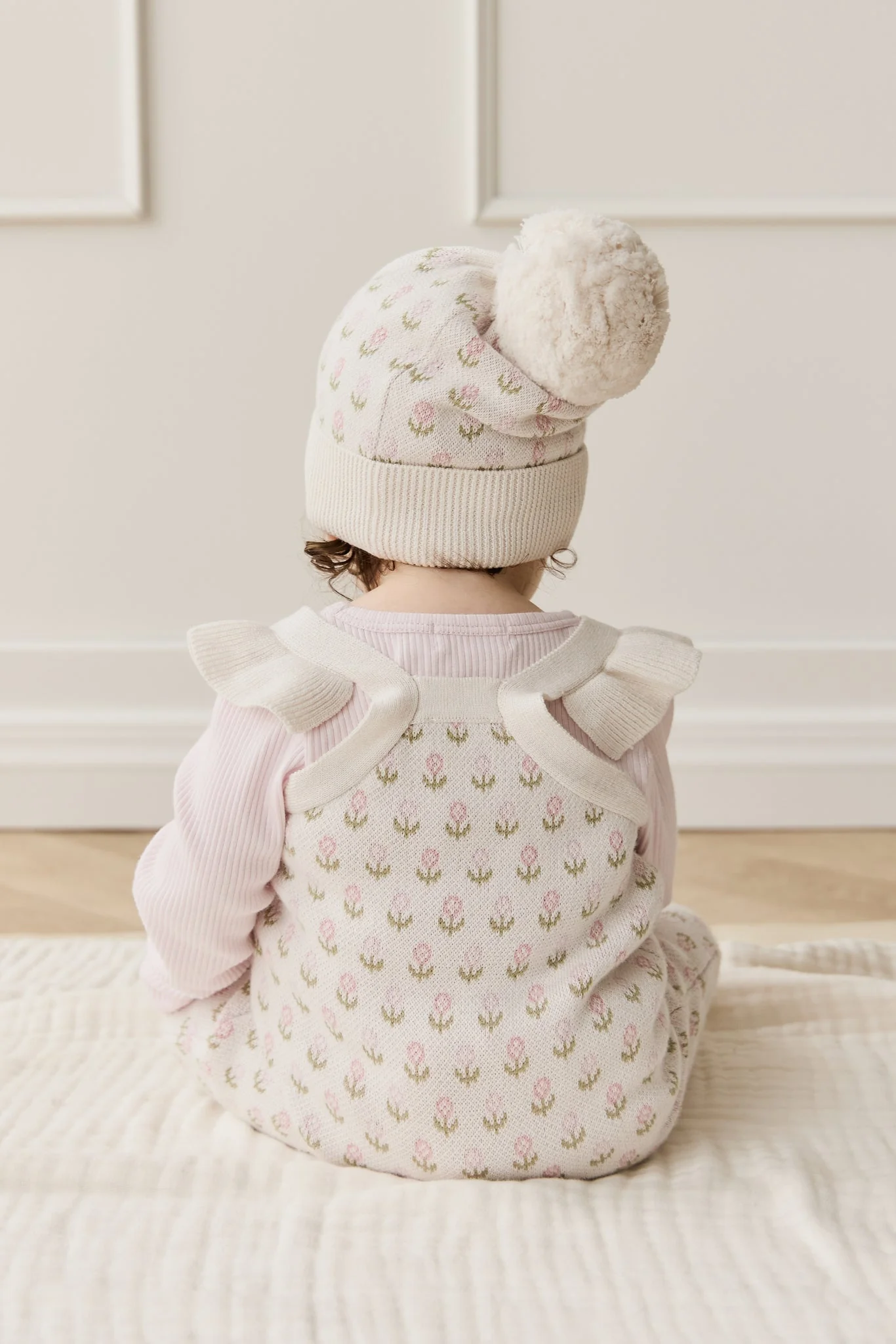 Savannah Onepiece - Olivia Jacquard Slightly Pink - Image 3