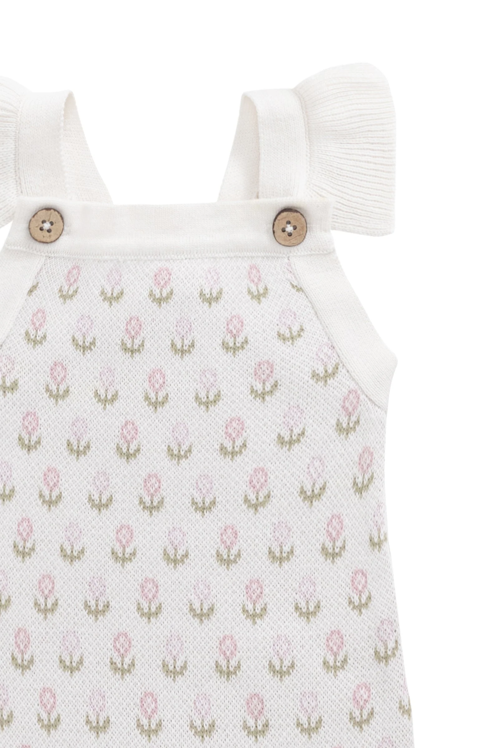 Savannah Onepiece - Olivia Jacquard Slightly Pink - Image 4