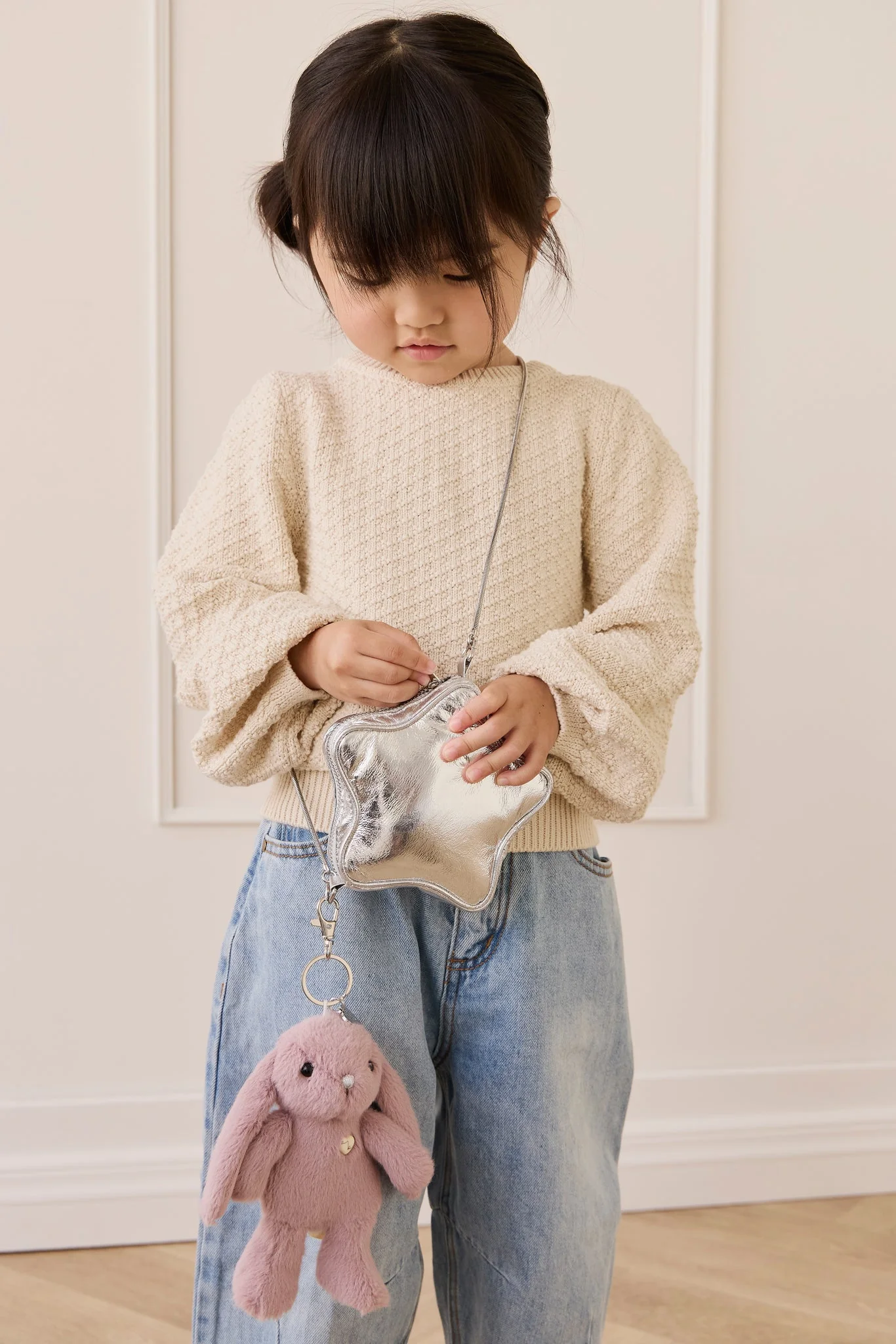 Snuggle Bunnies - Penelope Keyring - Periwinkle - Image 5