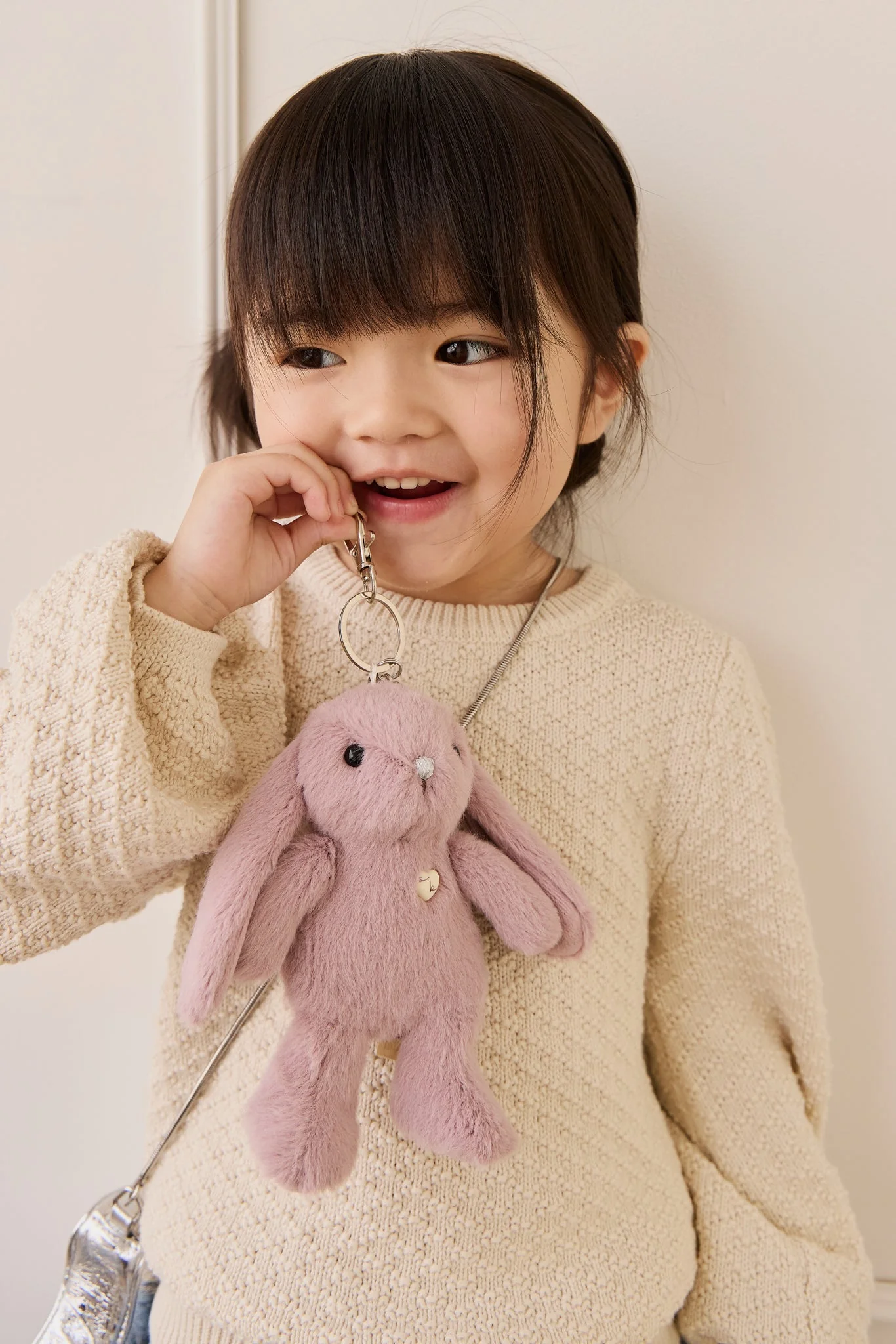 Snuggle Bunnies - Penelope Keyring - Periwinkle - Image 9