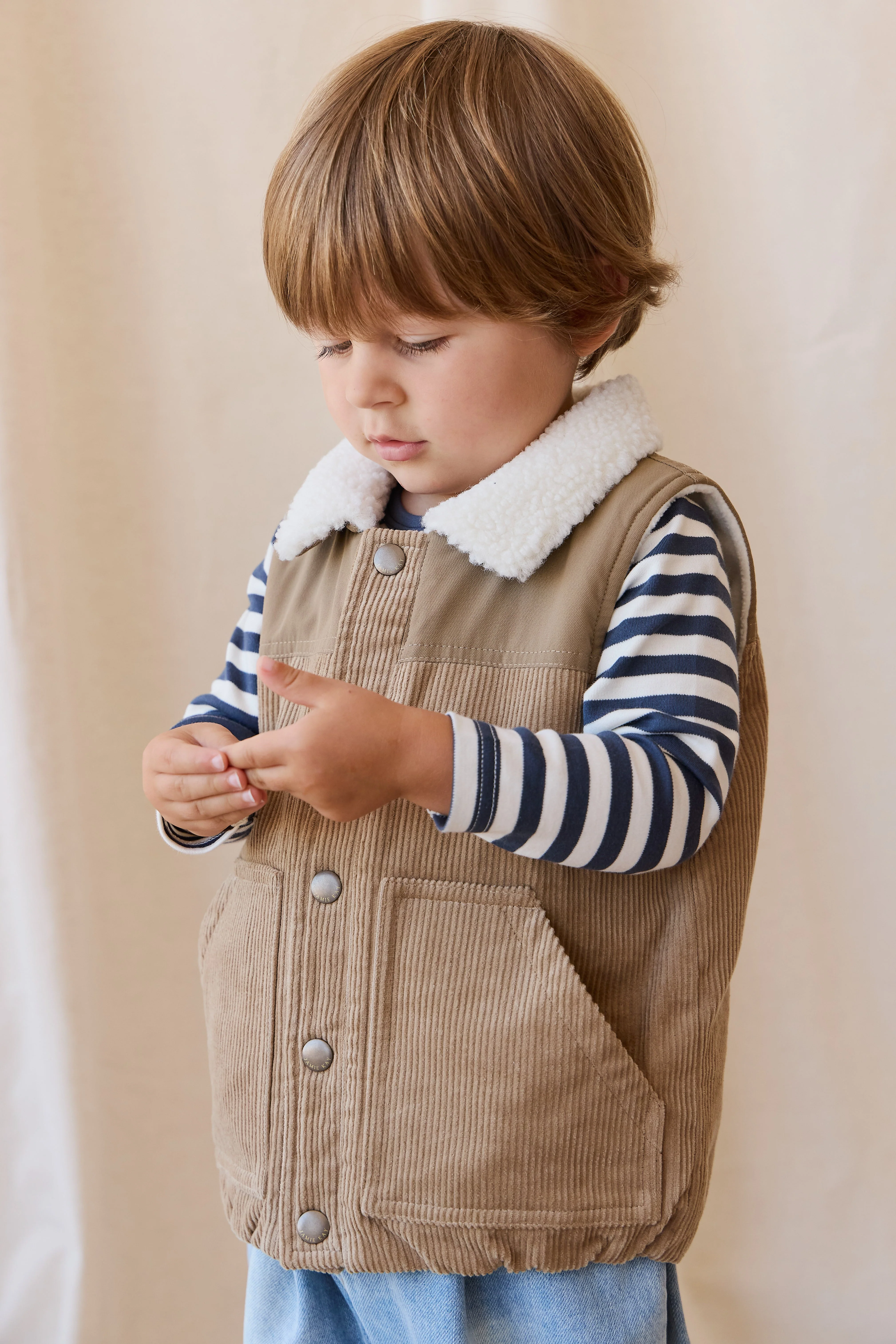 Spencer Vest - Brioche/Pecan - Image 3