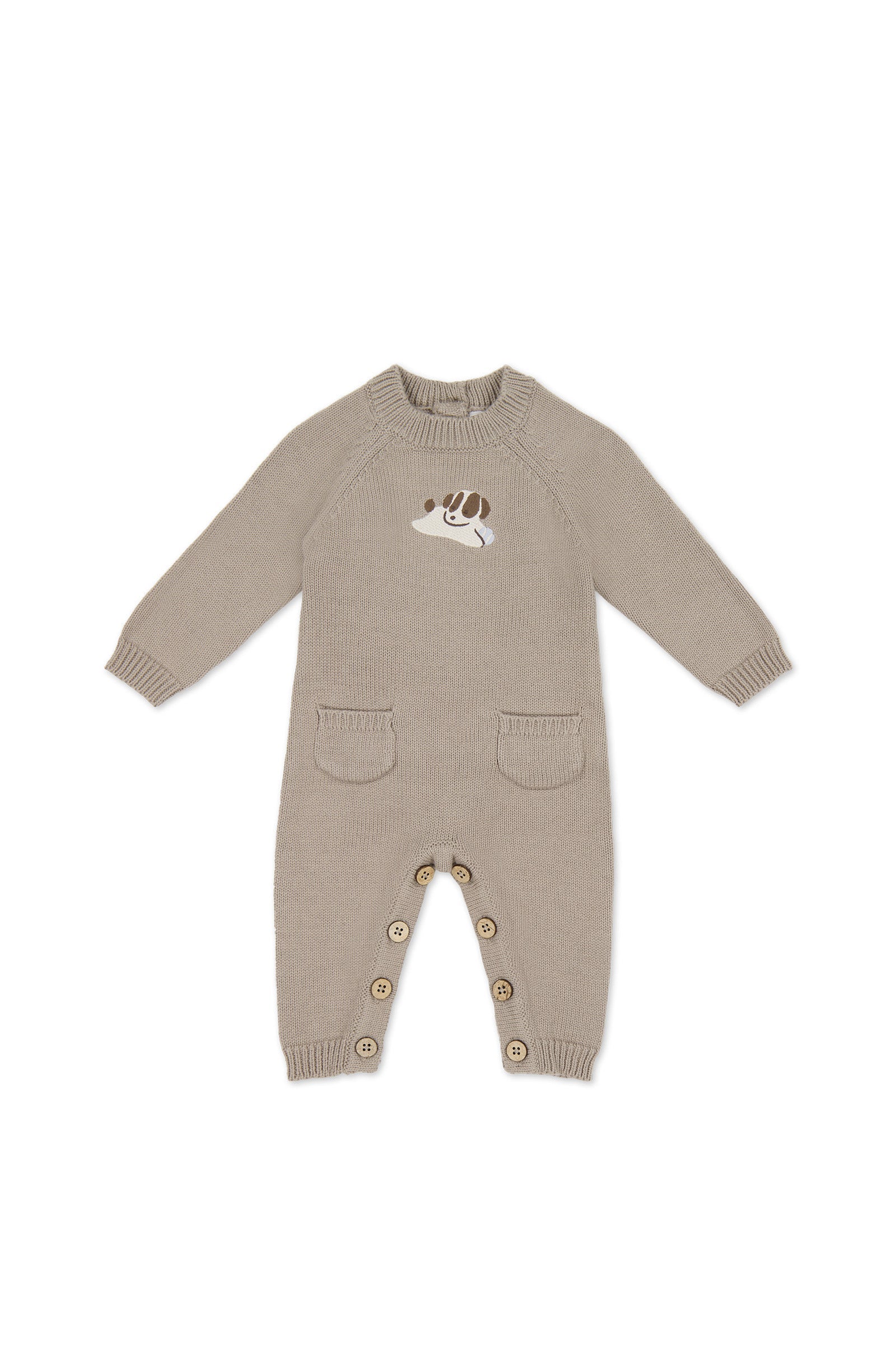 Theo Knit Onepiece - Tweed Sasha Puppy - Image 2