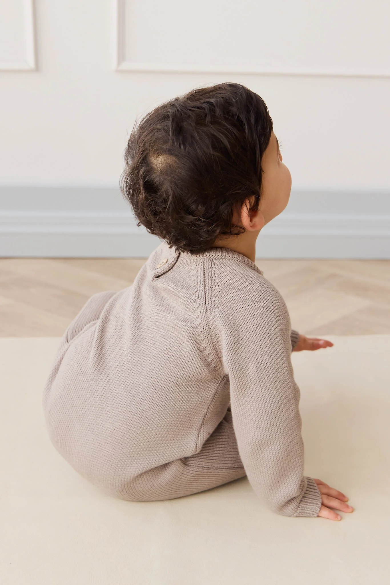 Theo Knit Onepiece - Tweed Sasha Puppy - Image 3
